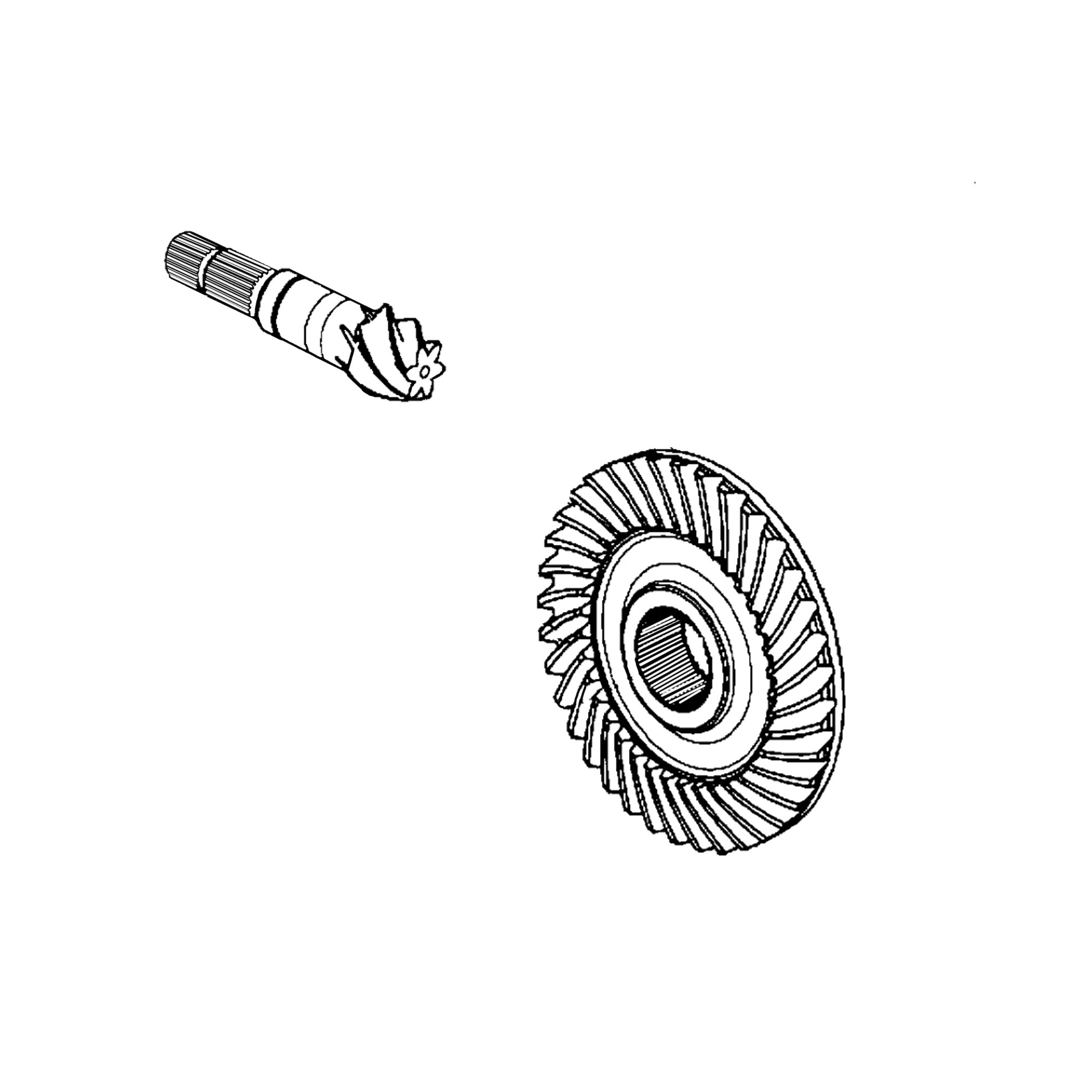 John Deere Lower Knotter Drive Bevel Gear - AFH211983