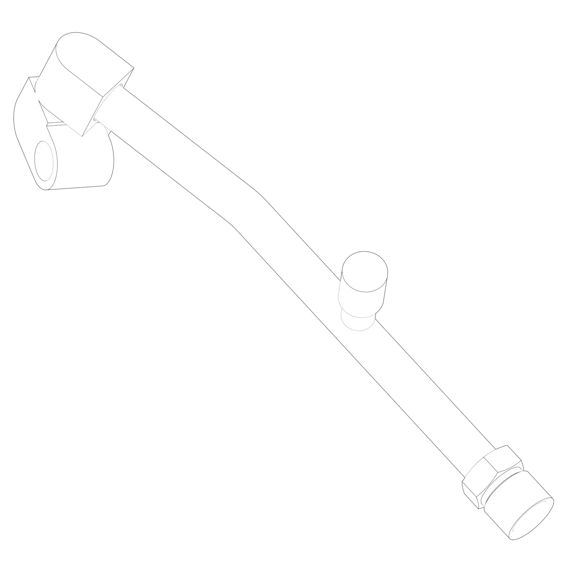 John Deere Compressor Suction Hose - AT419478