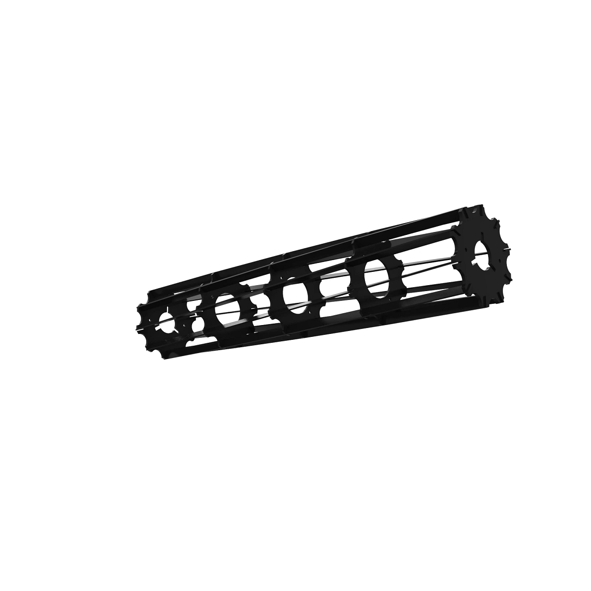 Rolling Basket, Flat Bar - 6FT