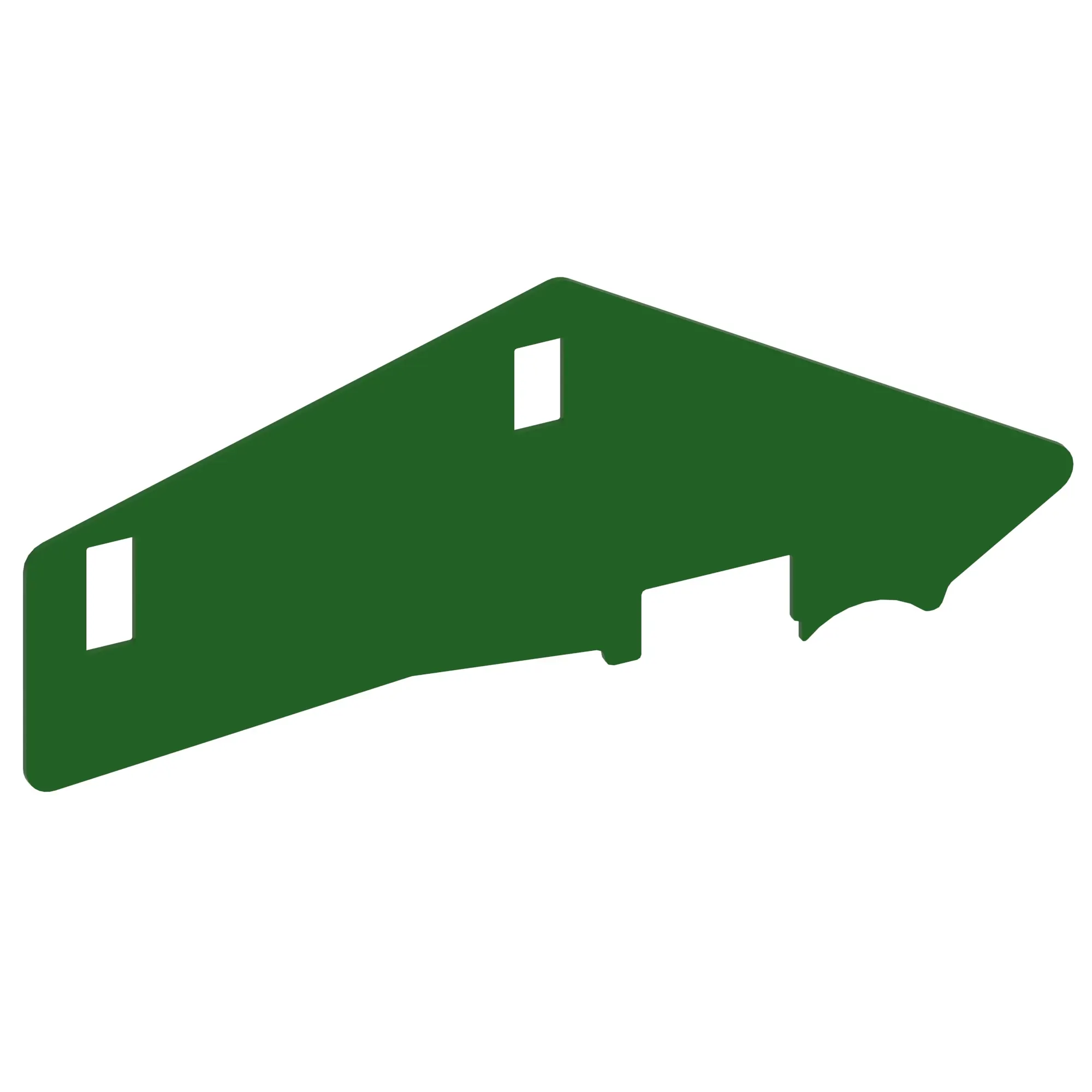 John Deere Left Side Knife Trash Shield - H166091