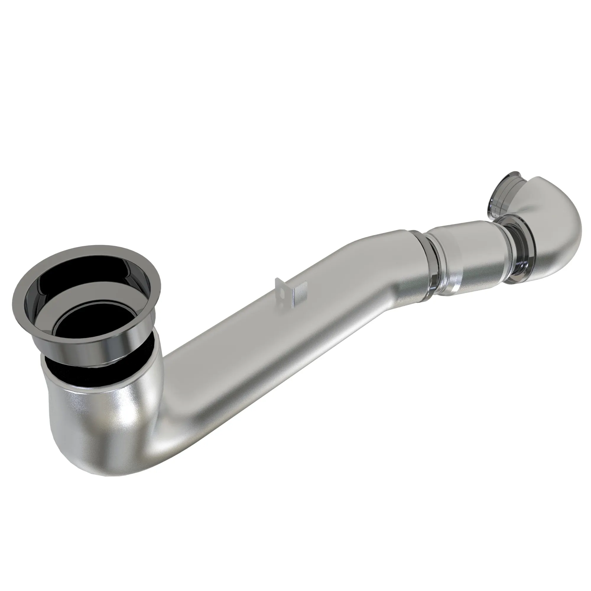 TUBE-EXHAUST 90 WITH DRAIN