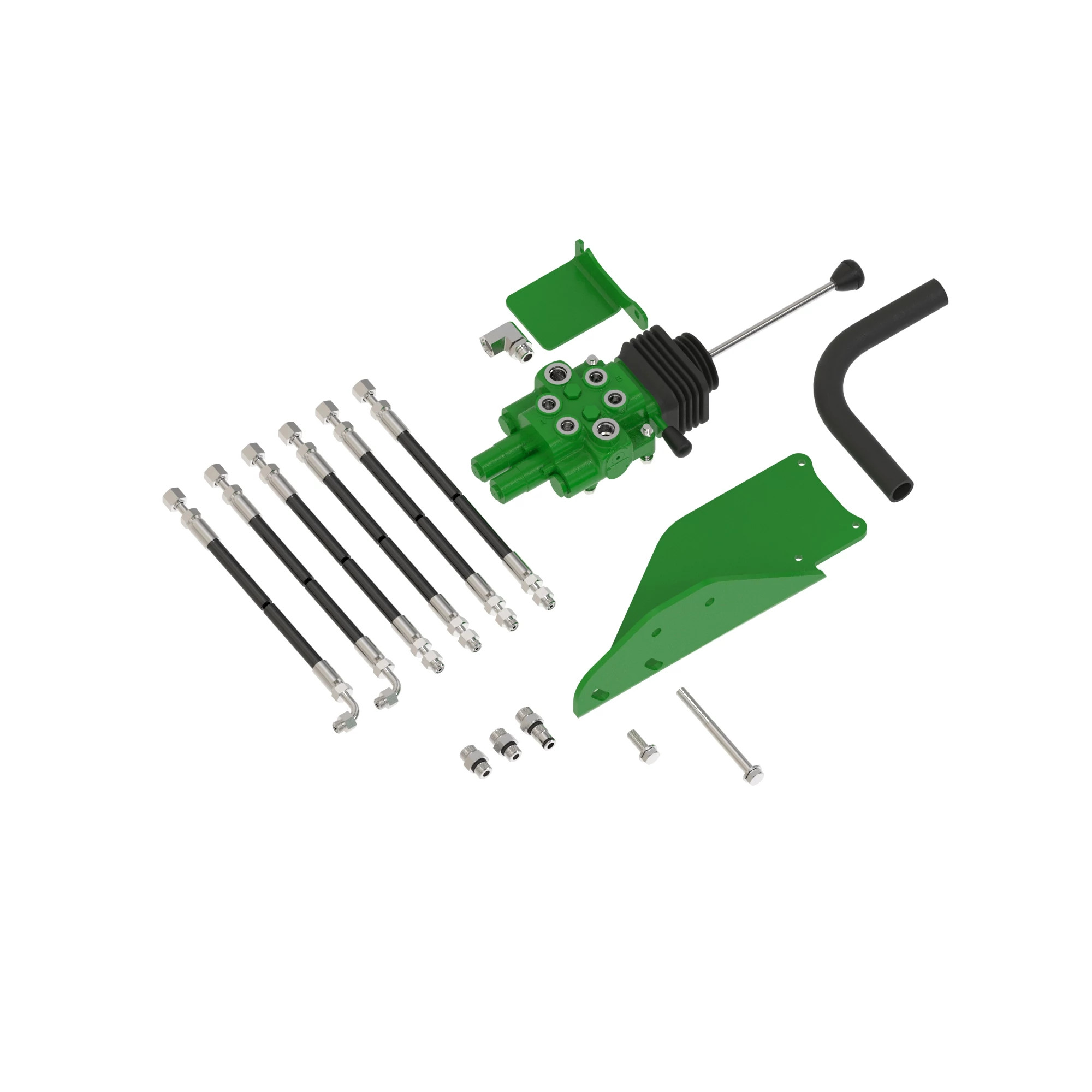 John Deere 2-Function Single-Lever ILV, Hose and Power Beyond Attachment - BW15758