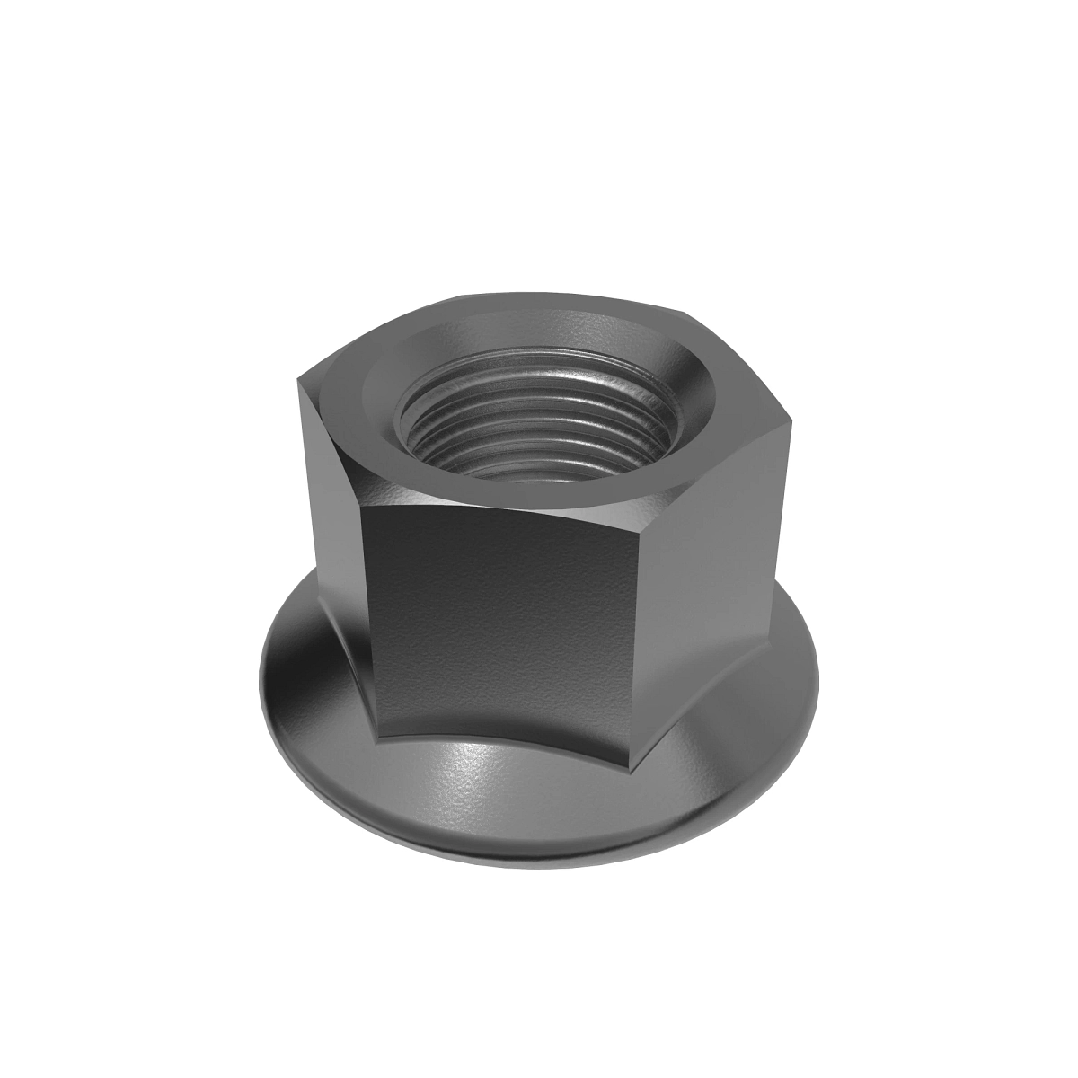 Nut, Metric, Hex Fl, Self Locking