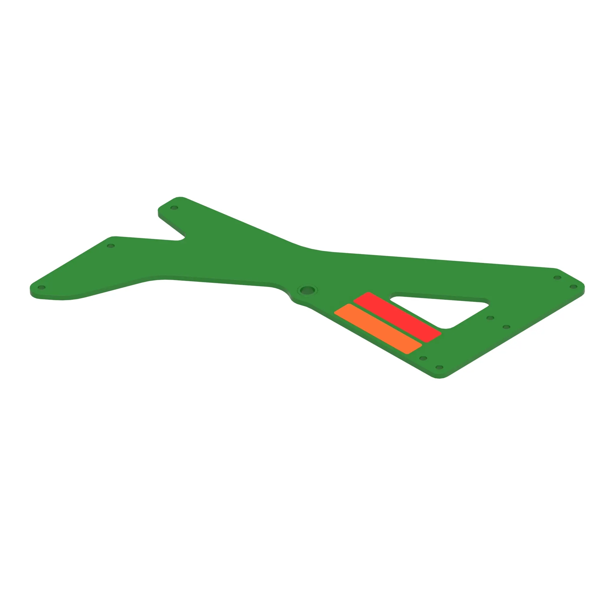 Bracket, LH Wing Fold Plate W/ Deca