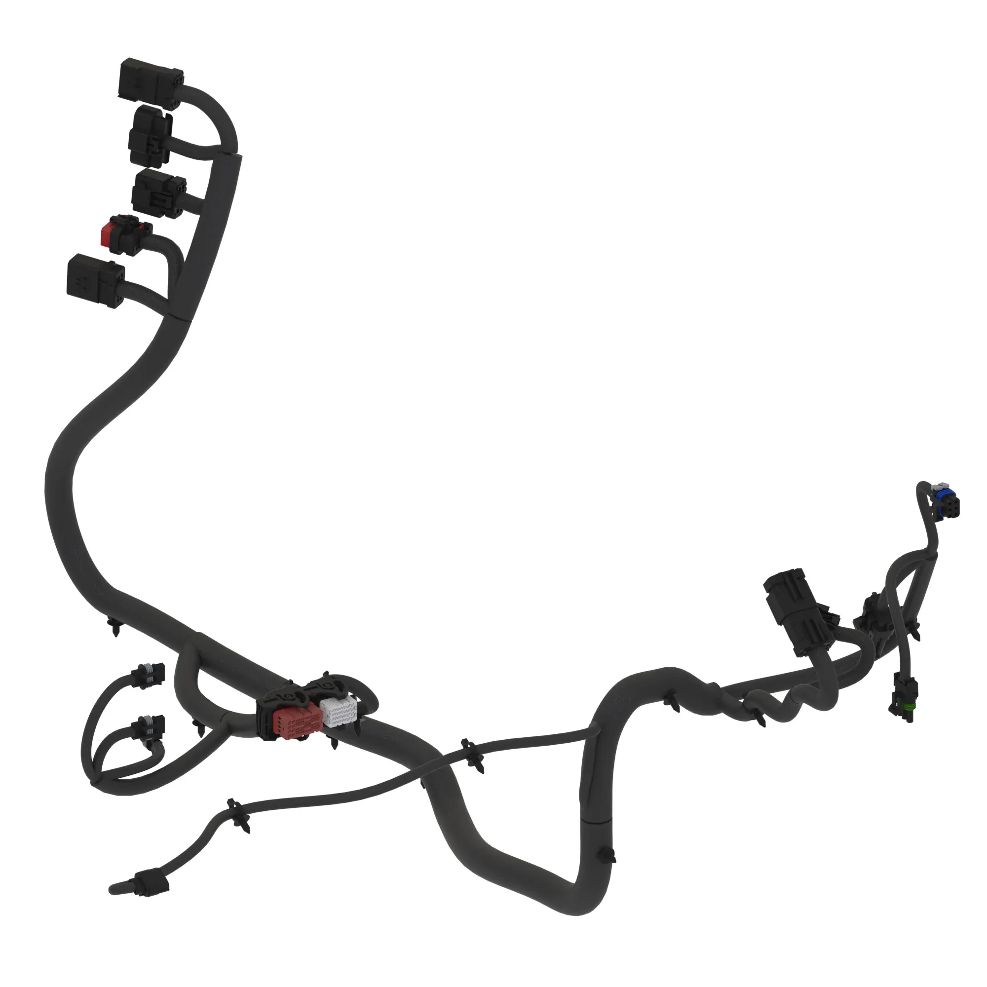 John Deere Front Hitch without Front PTO Wiring Harness - TA26438