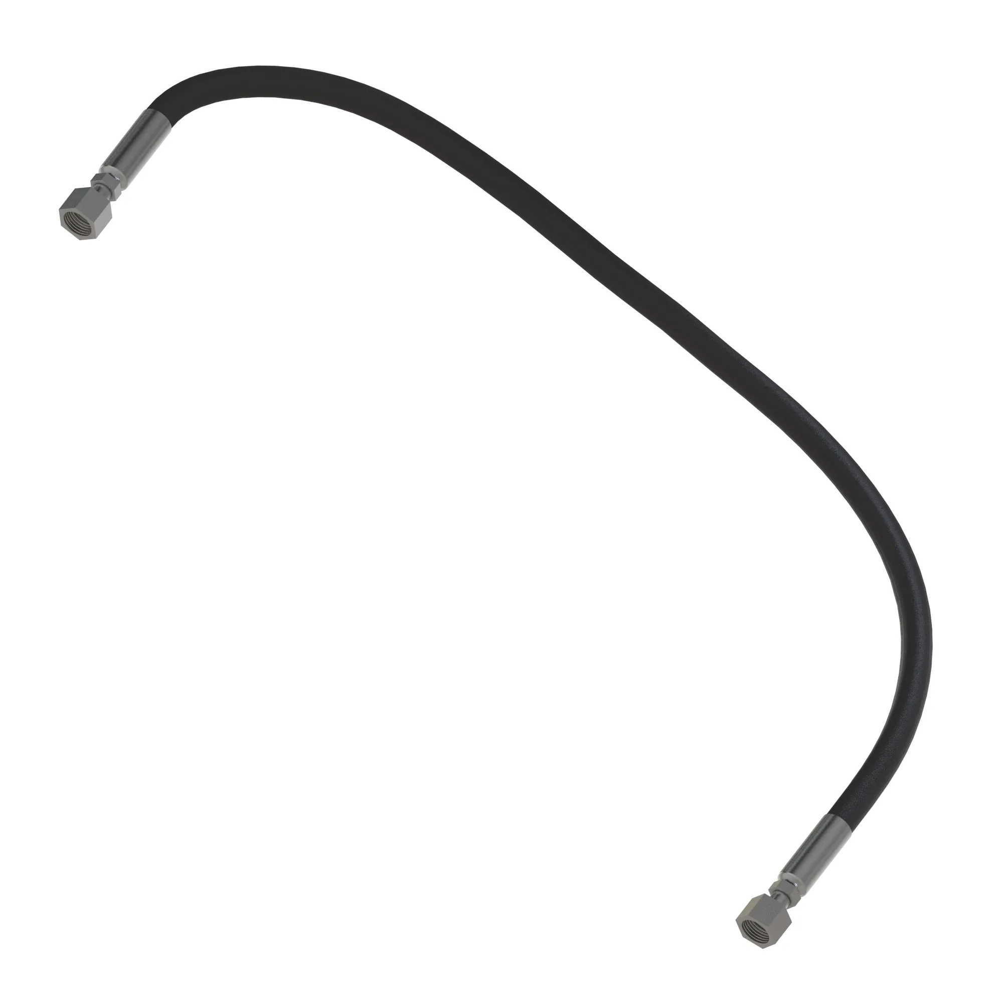 John Deere Main Control Valve Pilot Hydraulic Hose - AT504483