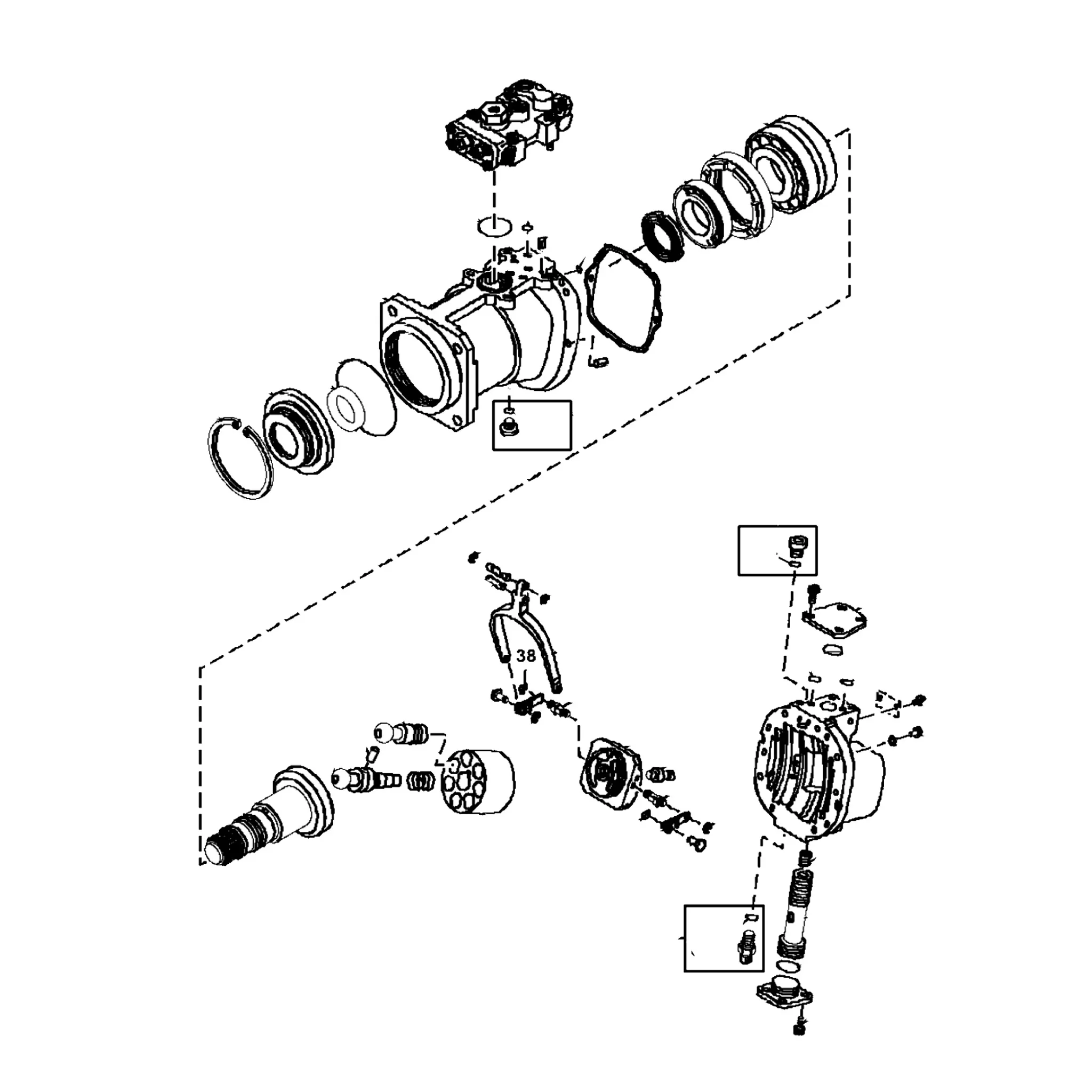 John Deere Hydraulic Pump - FYB60002168