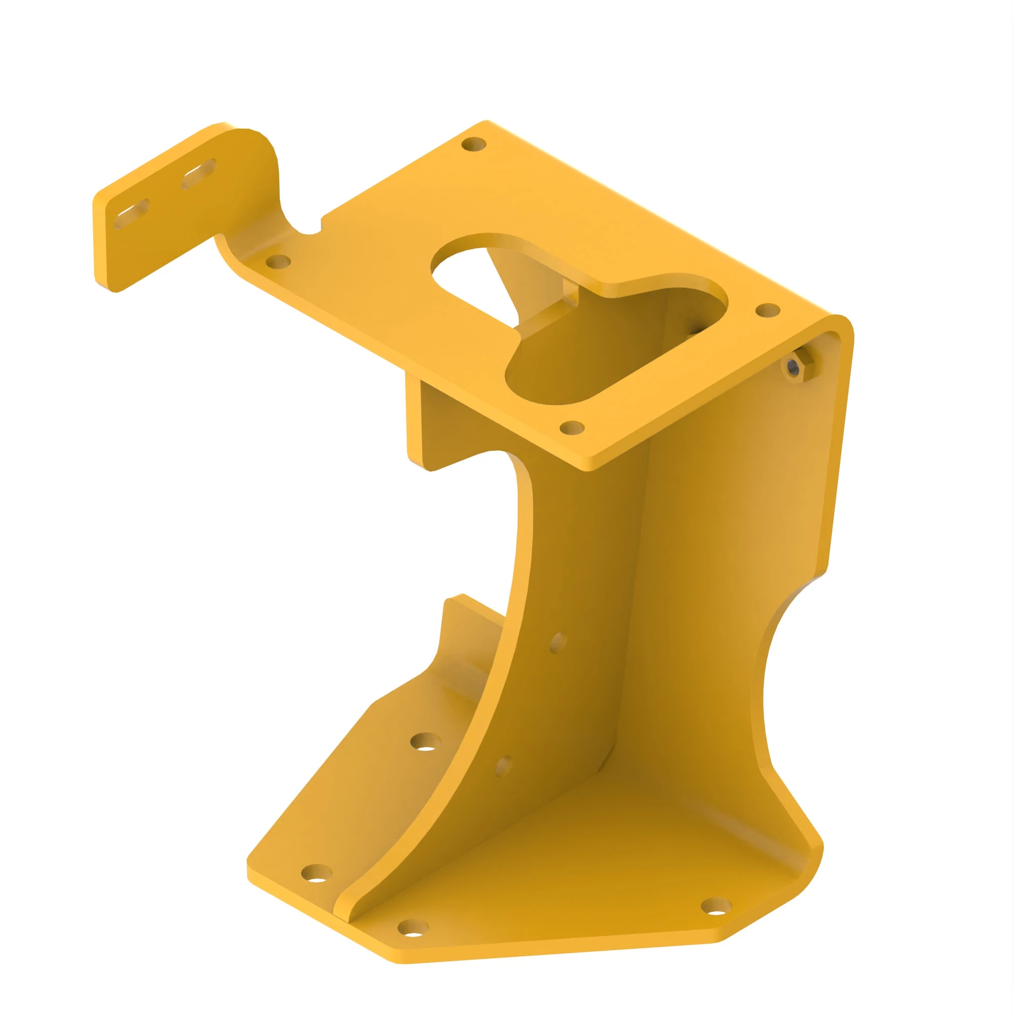 John Deere Main Hydraulic Pump Manifold Bracket - AT484973