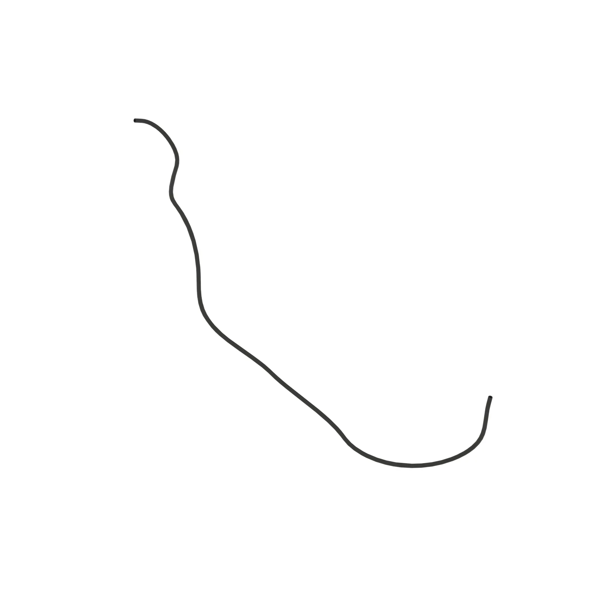 John Deere Fuel Supply to Separator Hose - R302647