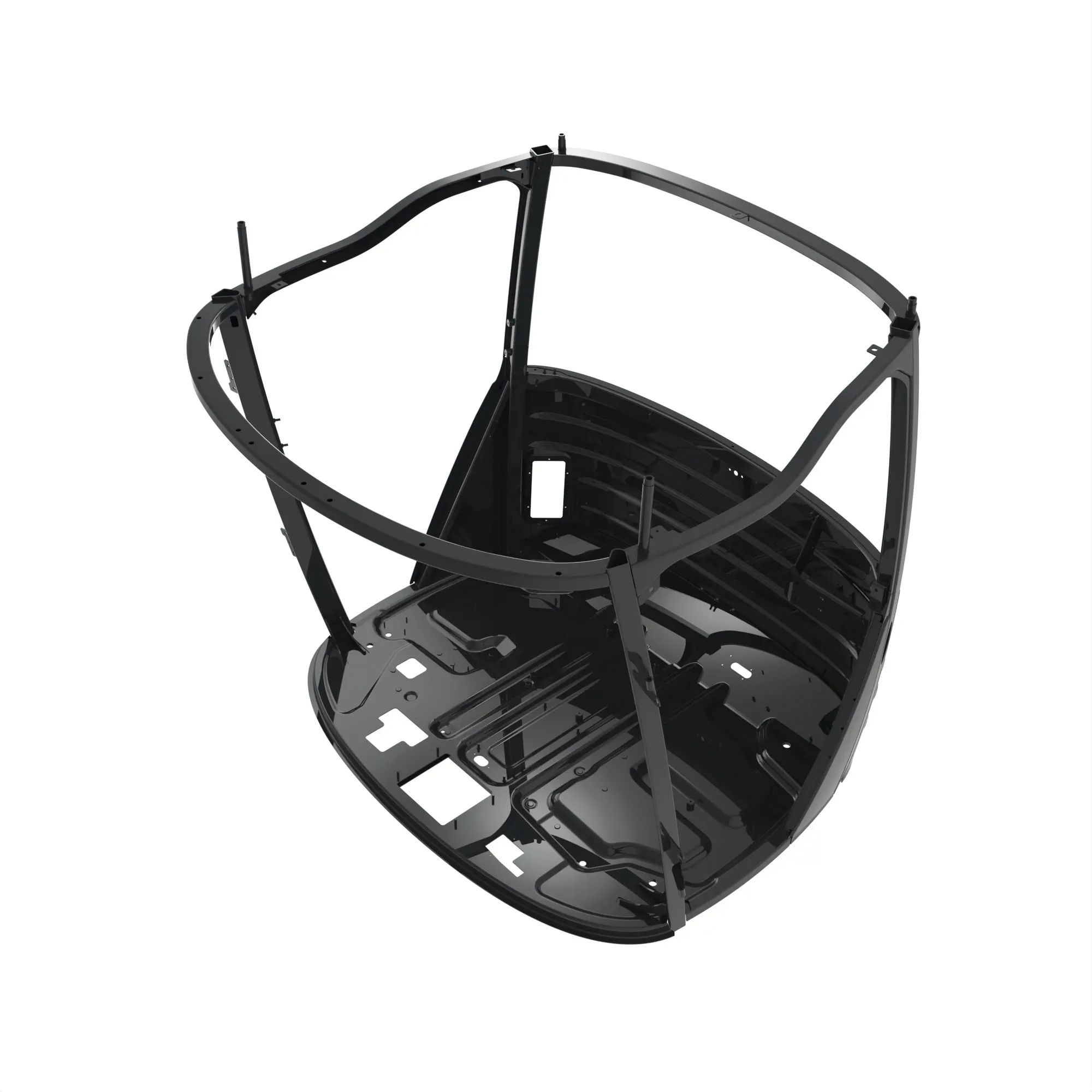 CAB FRAME, FINISHED FRAME ASSEMBLY,