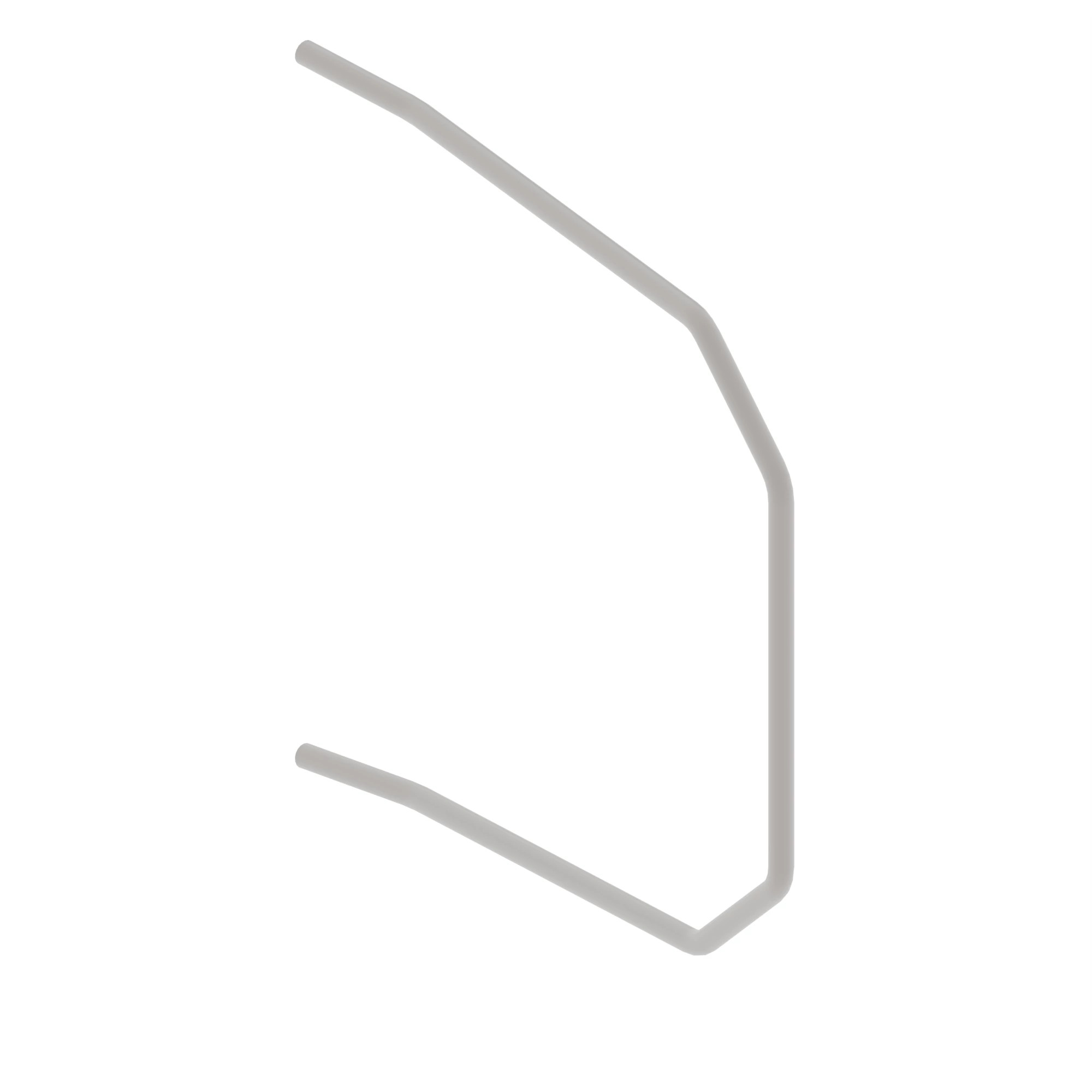 SUPPORT, HOOD SIDE PANEL TUBE