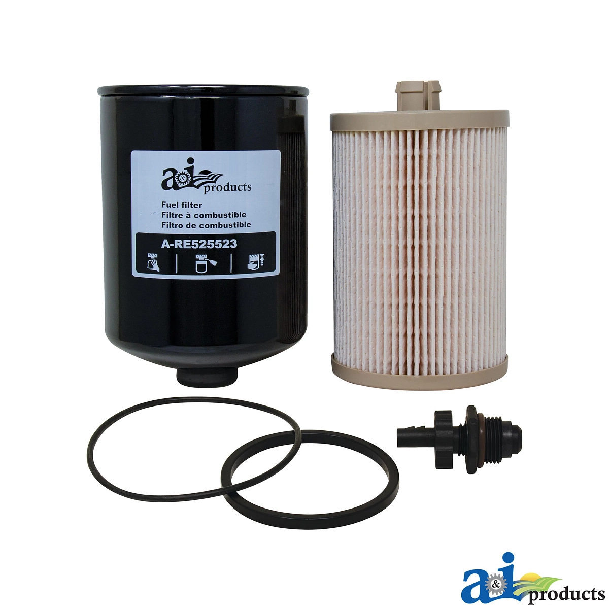 A&I Products Primary and Final Fuel Filter Kit - A-RE525523