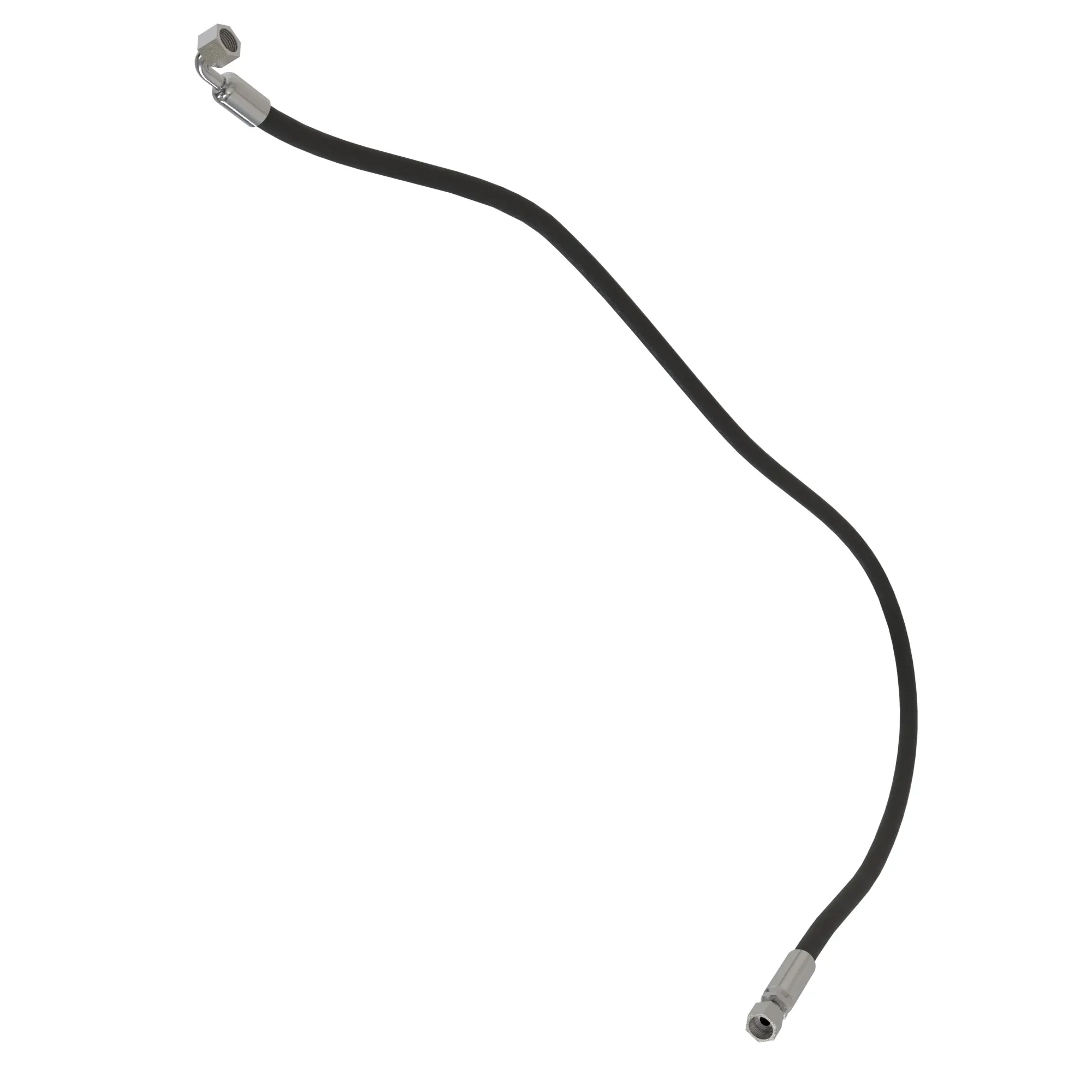John Deere Steering Valve Pressure to Pump Hydraulic Hose - TCA17534