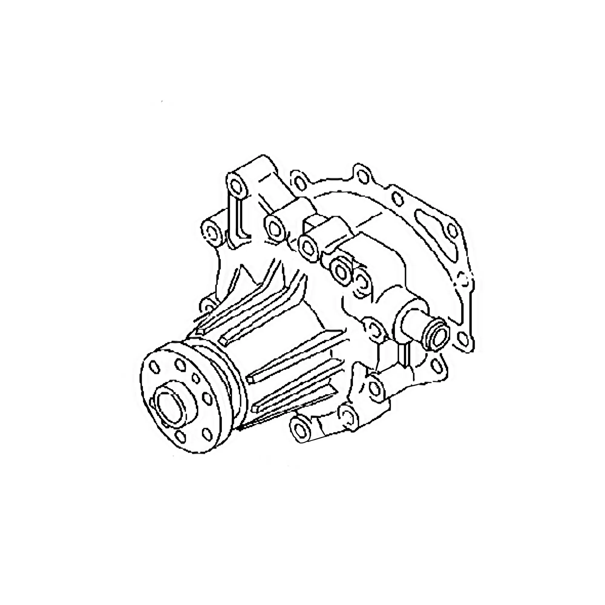 John Deere Water Pump with Gasket - 5873111091