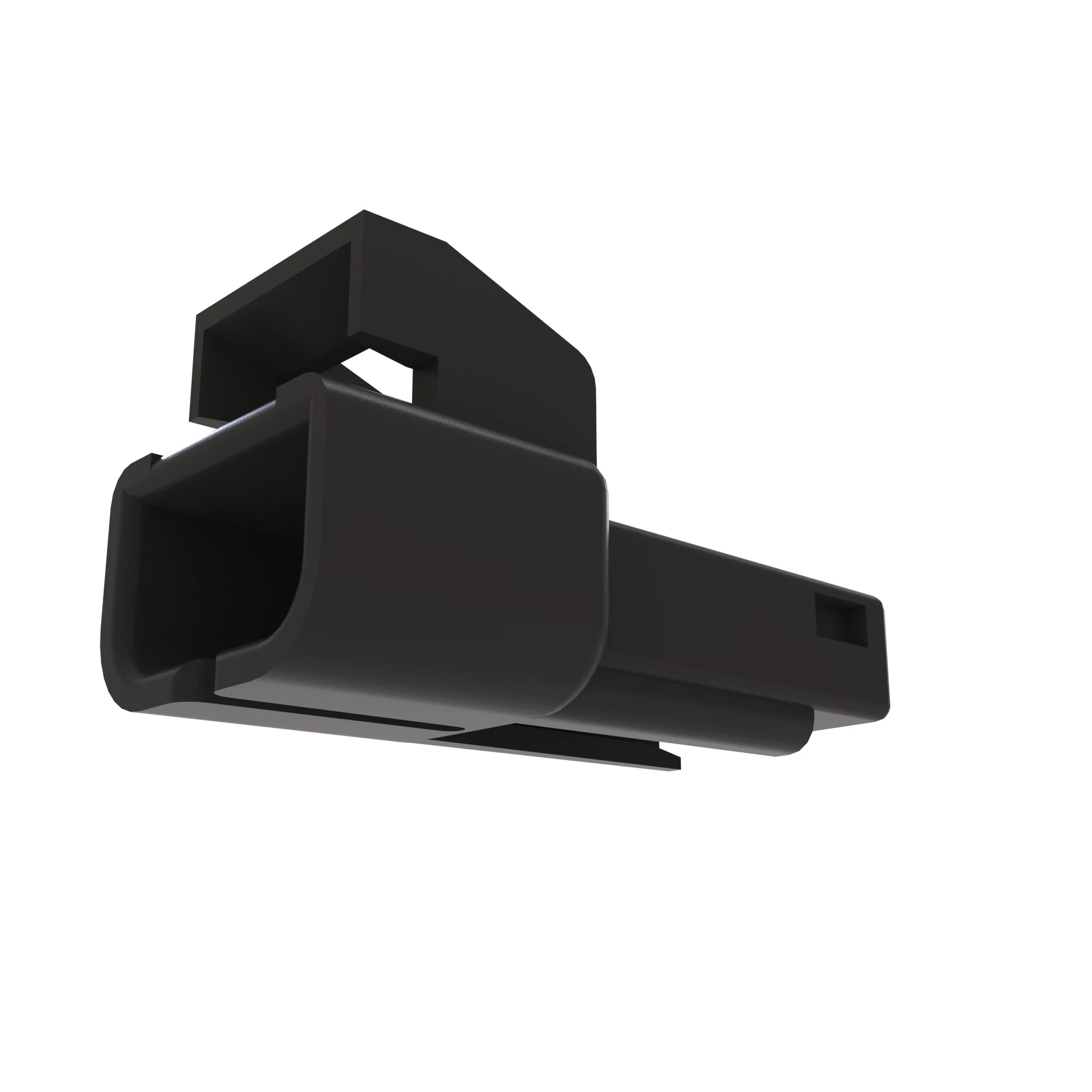 John Deere Black Internal Electrical Connector Housing, 3 Cavities - 57M8843