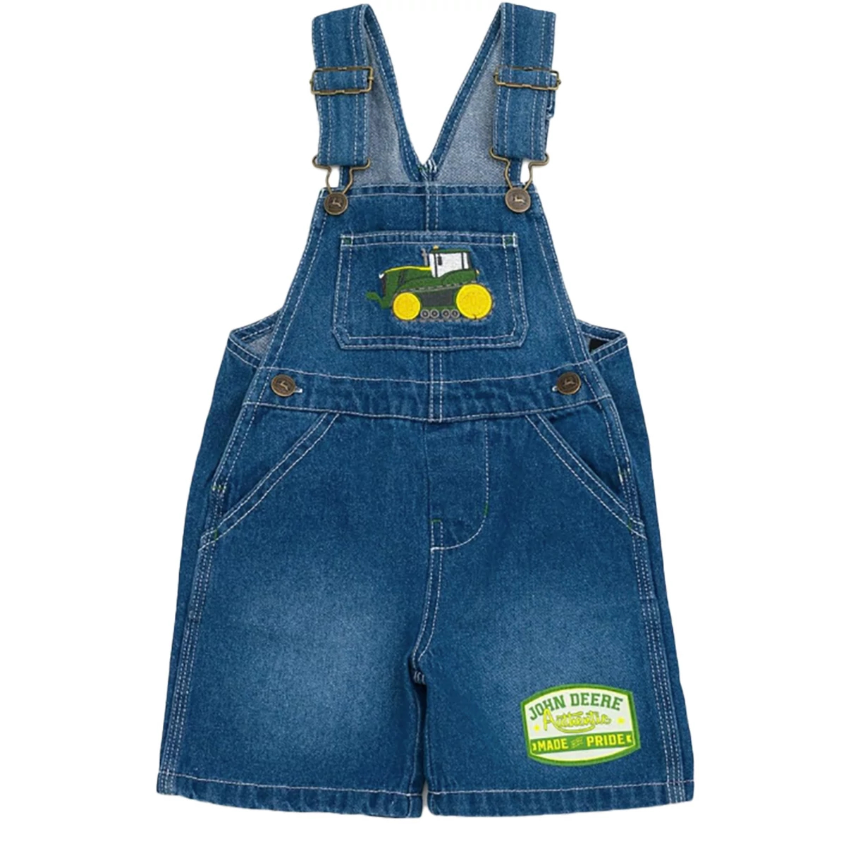 Toddler Denim Short Overalls