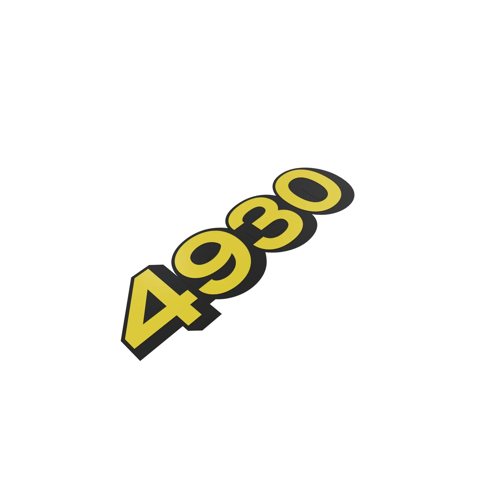 John Deere 4930 Model Designator Label, Left Side - N308628