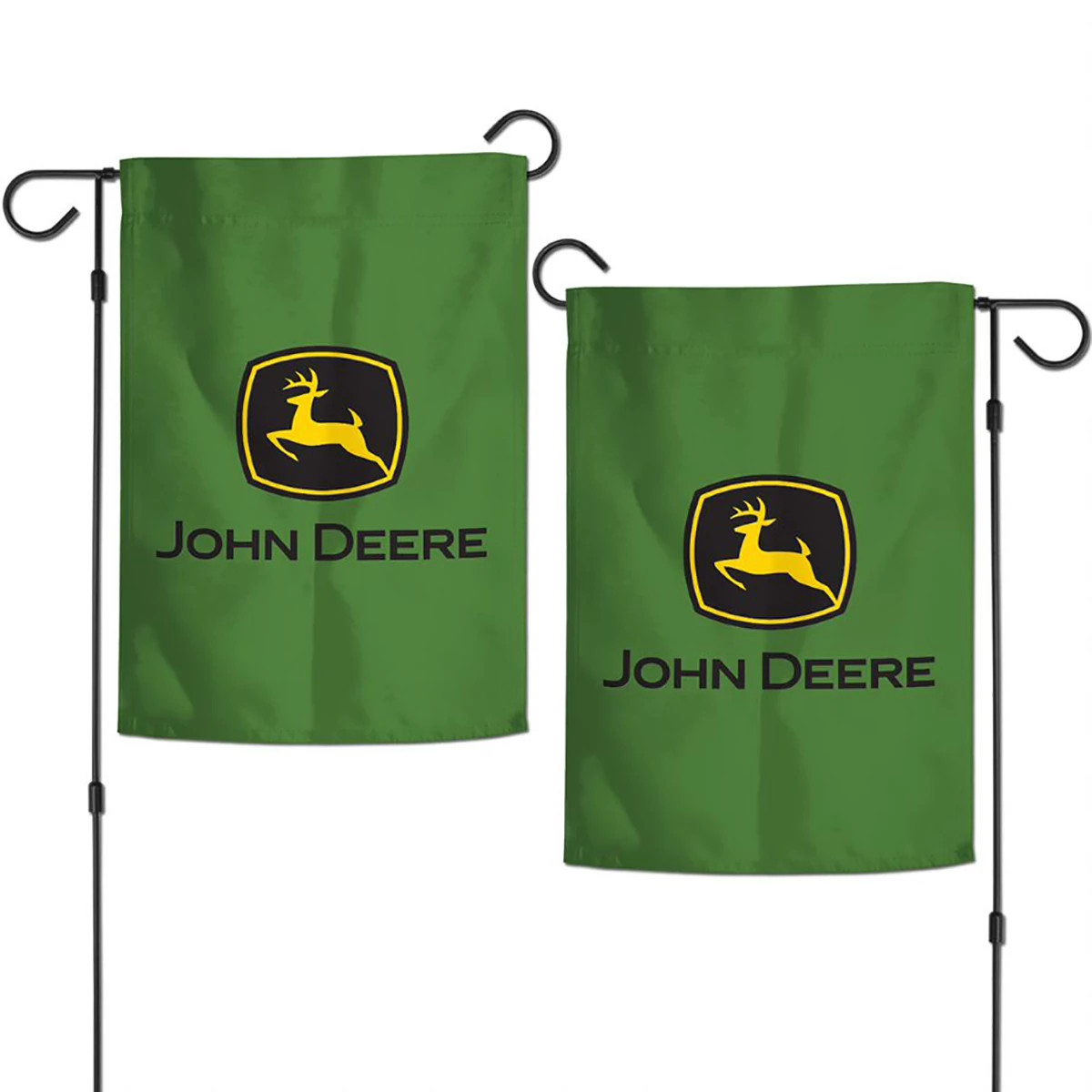 "2 Sided Green Trademark Garden Flag"