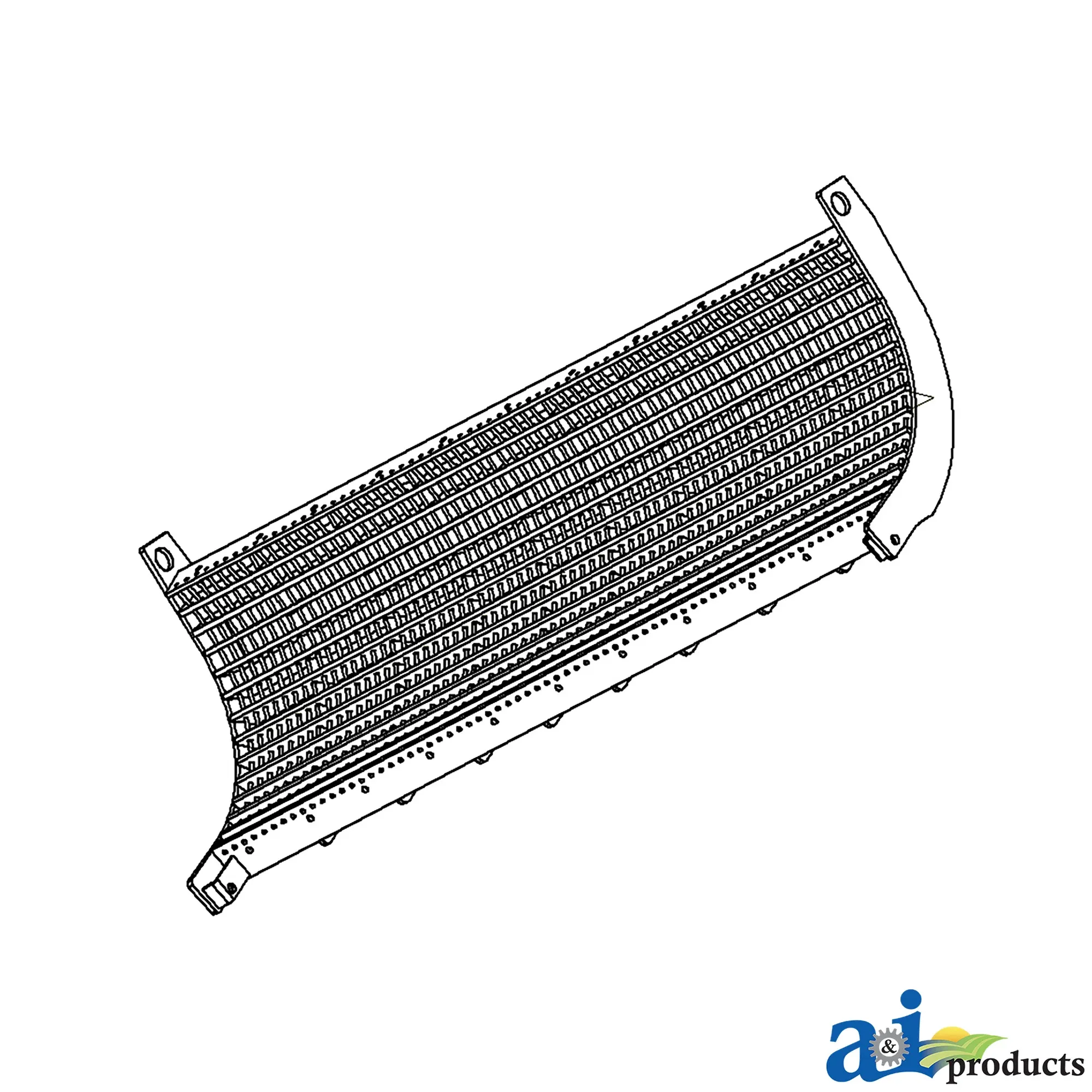 A&I Products Concave, 14 Cross Bars Titan Style - A-AH108866