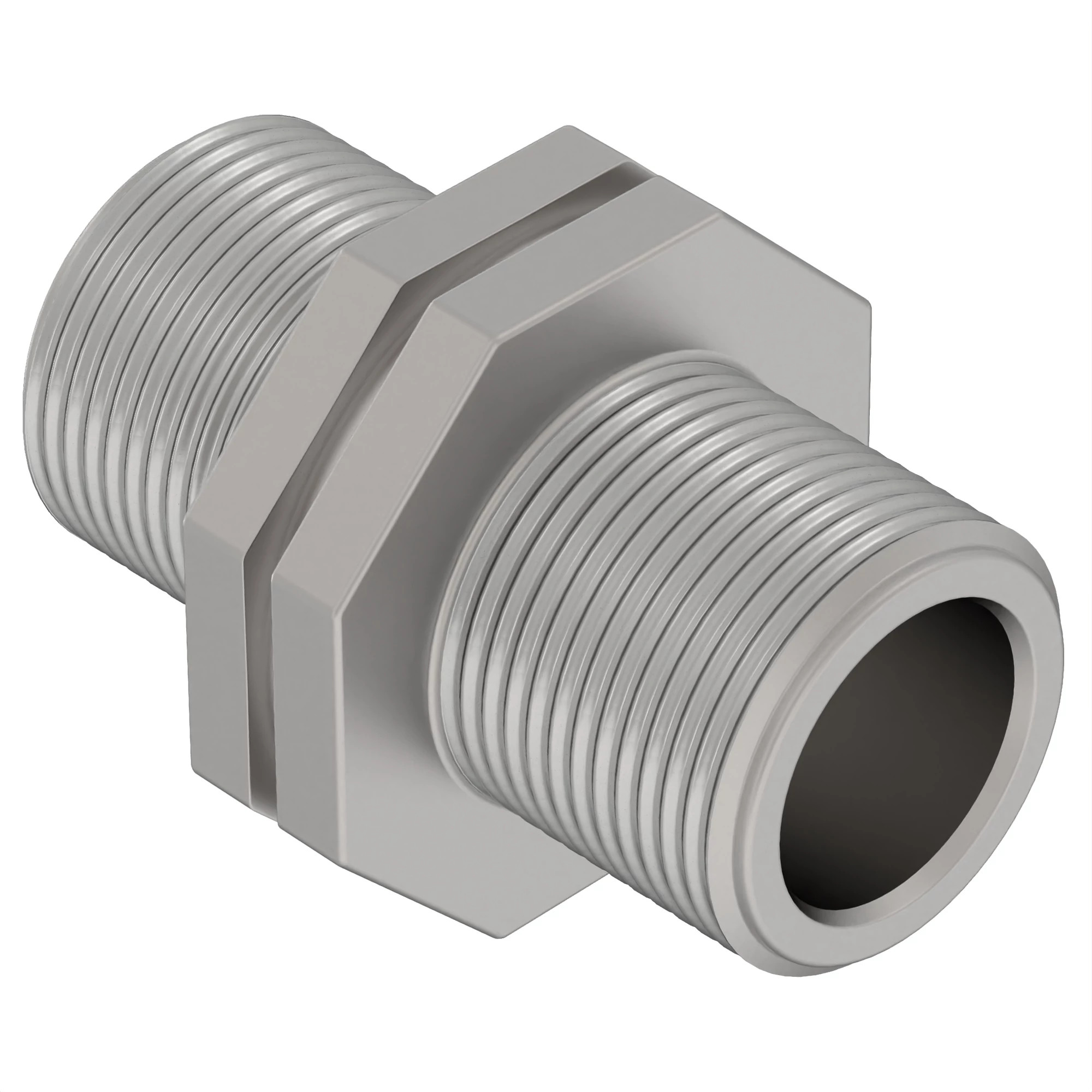 THREADED NIPPLE, DOUBLE 3/4'' PL.