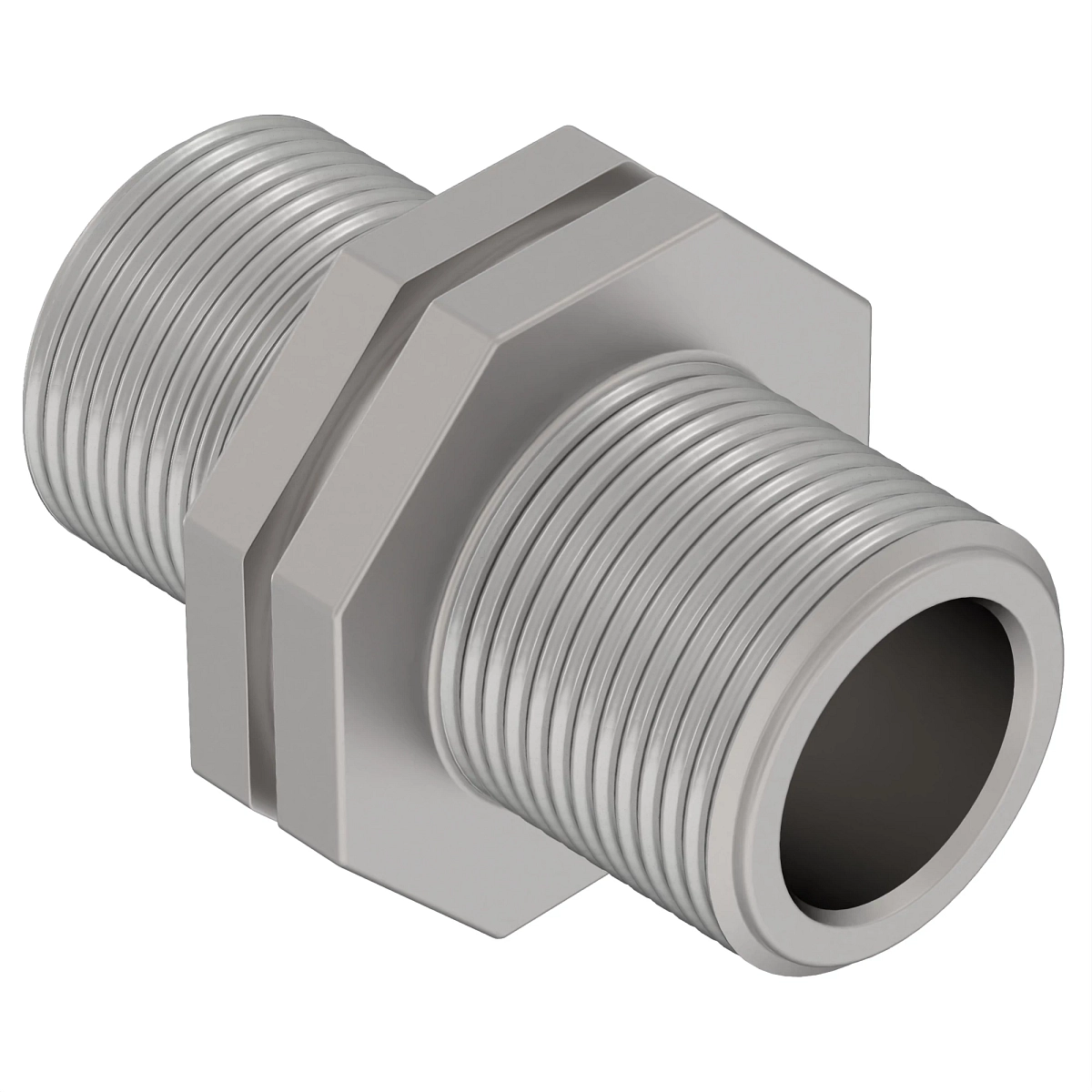Threaded Nipple, Double 3/4'' Pl.