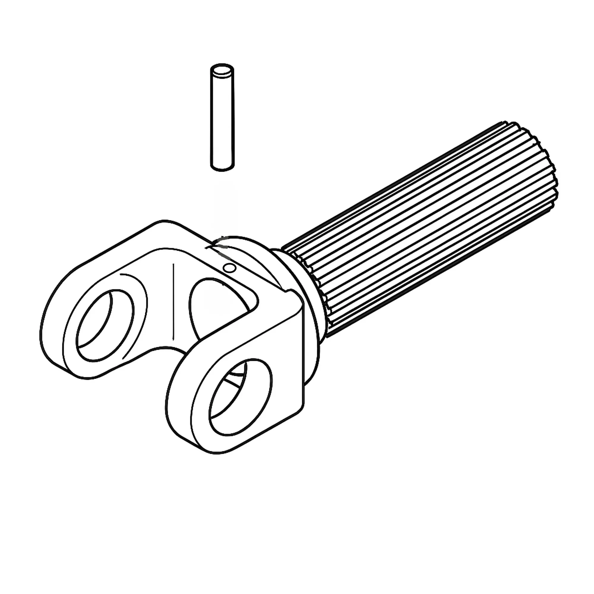 John Deere Yoke With Shaft - AH232961