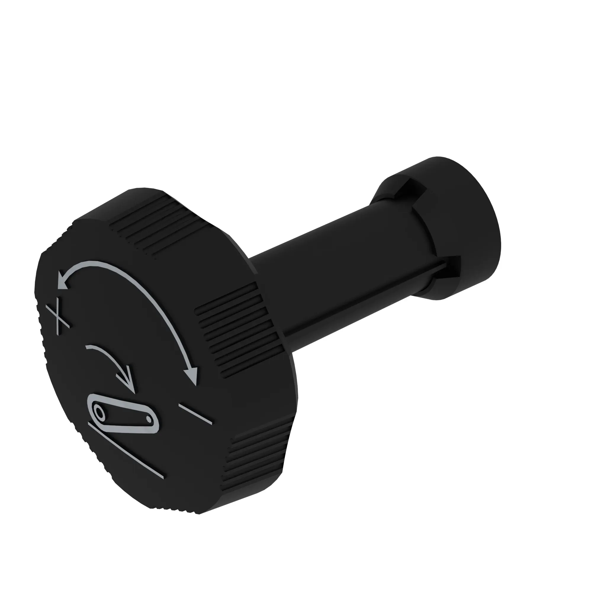 KNOB, RATE OF DROP CONTROL