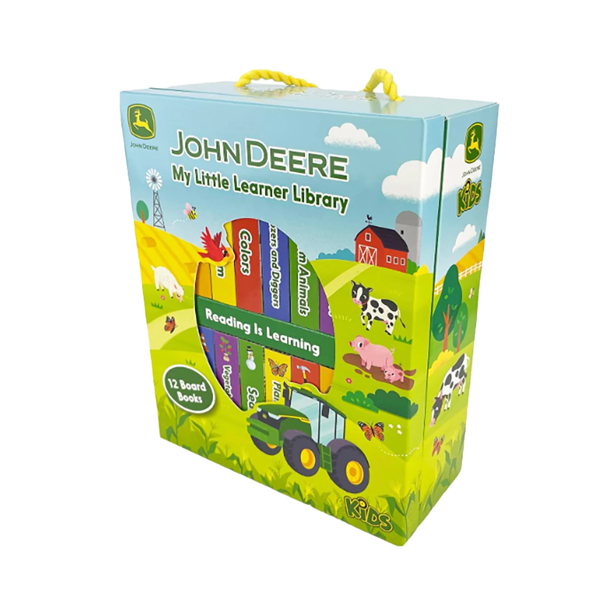 My Little Learner Library John Deere Kids 12-Book Set Board Book