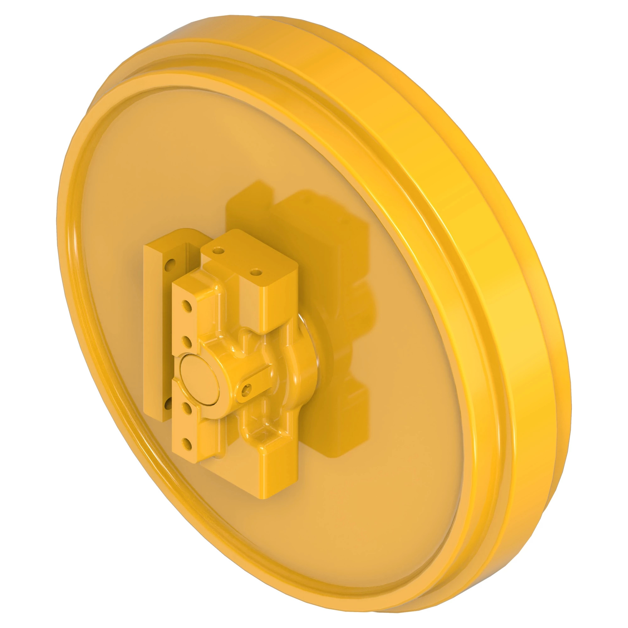 John Deere Front Track Chain Idler with Brackets - AT455457