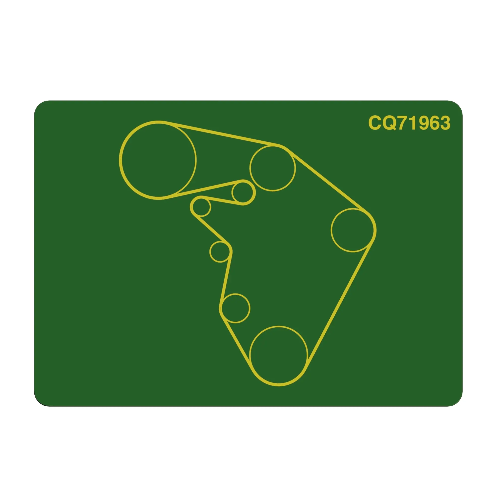 John Deere Text Free Symbol Label - CQ71963