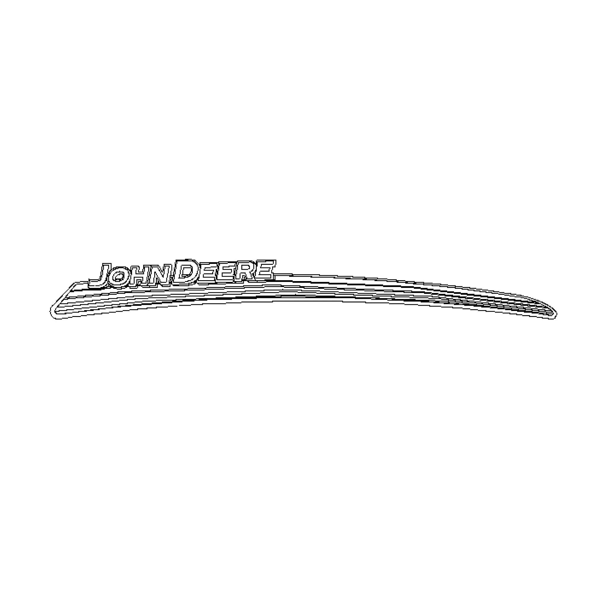 John Deere John Deere Stripe Label, Right Side - W50044