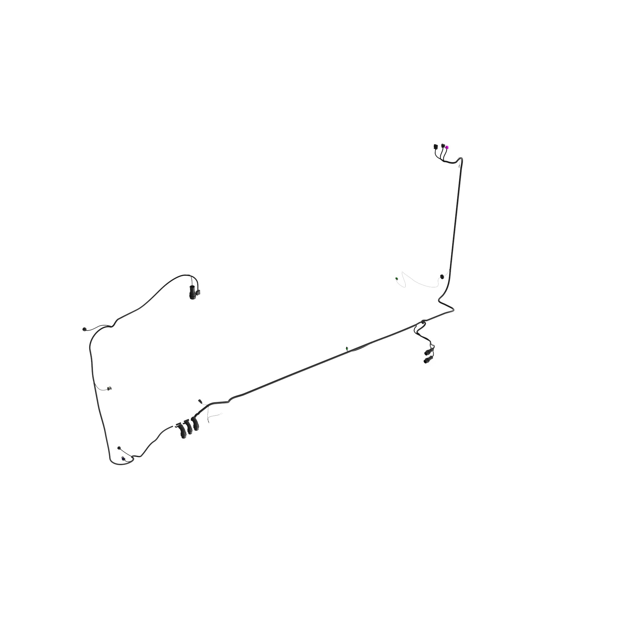 John Deere Main Wiring Harness, Left Side - AH230479