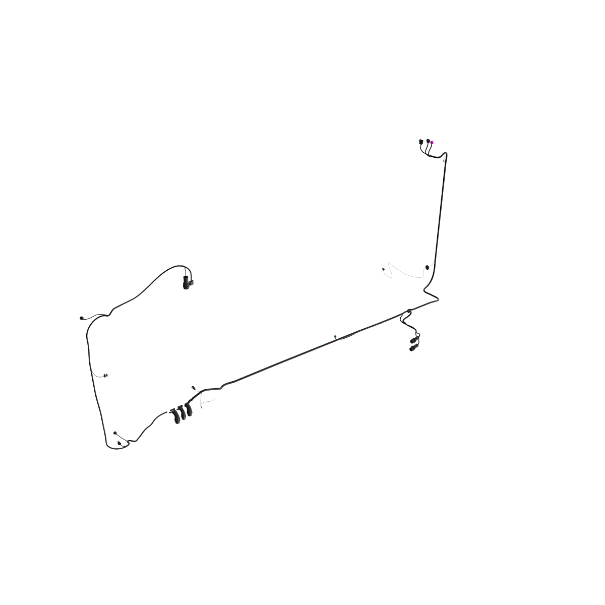 John Deere Main Wiring Harness, Left Side - AH230479