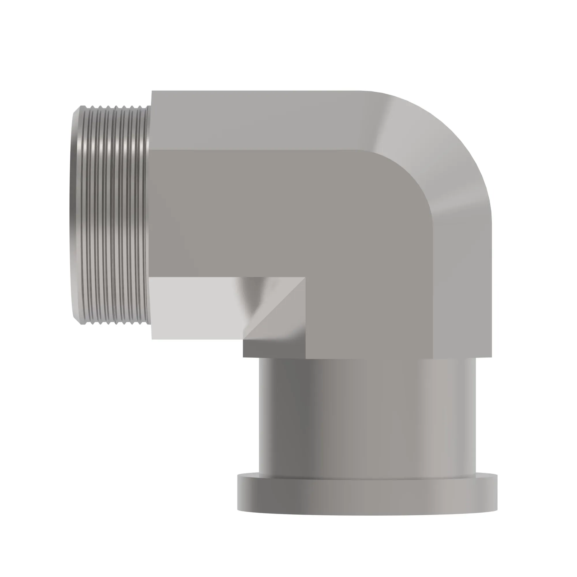 FLANGE FITTING, CONNECTOR, ELBOW FL