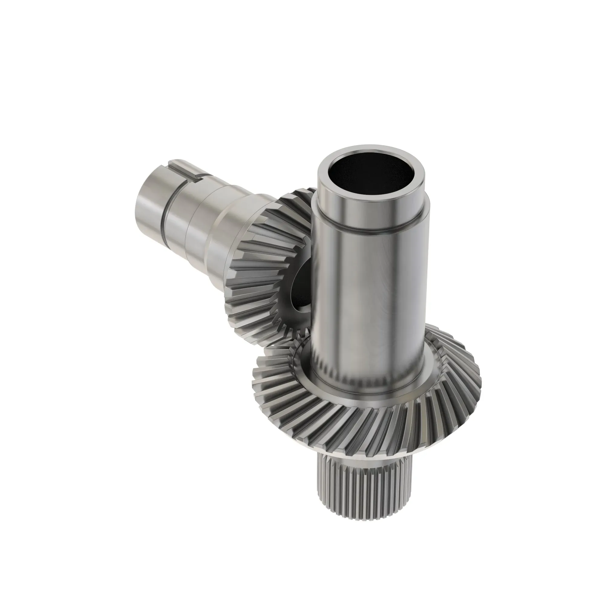 John Deere Spiral Bevel Gear and Shaft with Key - DE18571