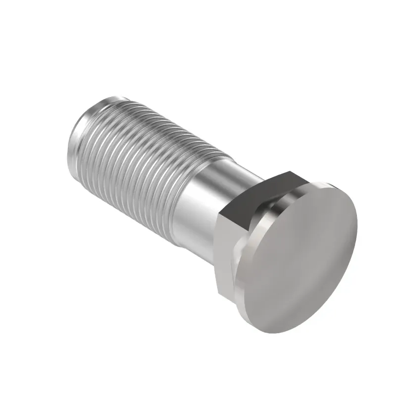 PLOW Screw Pierce シングル(片耳) T146933: Dome Head Plow Bolt, 25.4 X 76.2 mm (1
