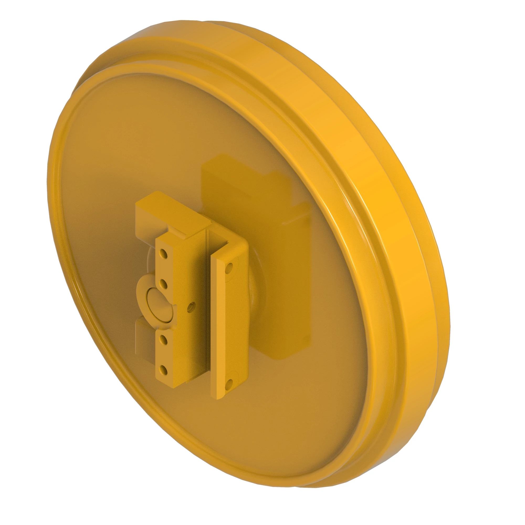 John Deere Front Track Chain Idler with Brackets - AT416907