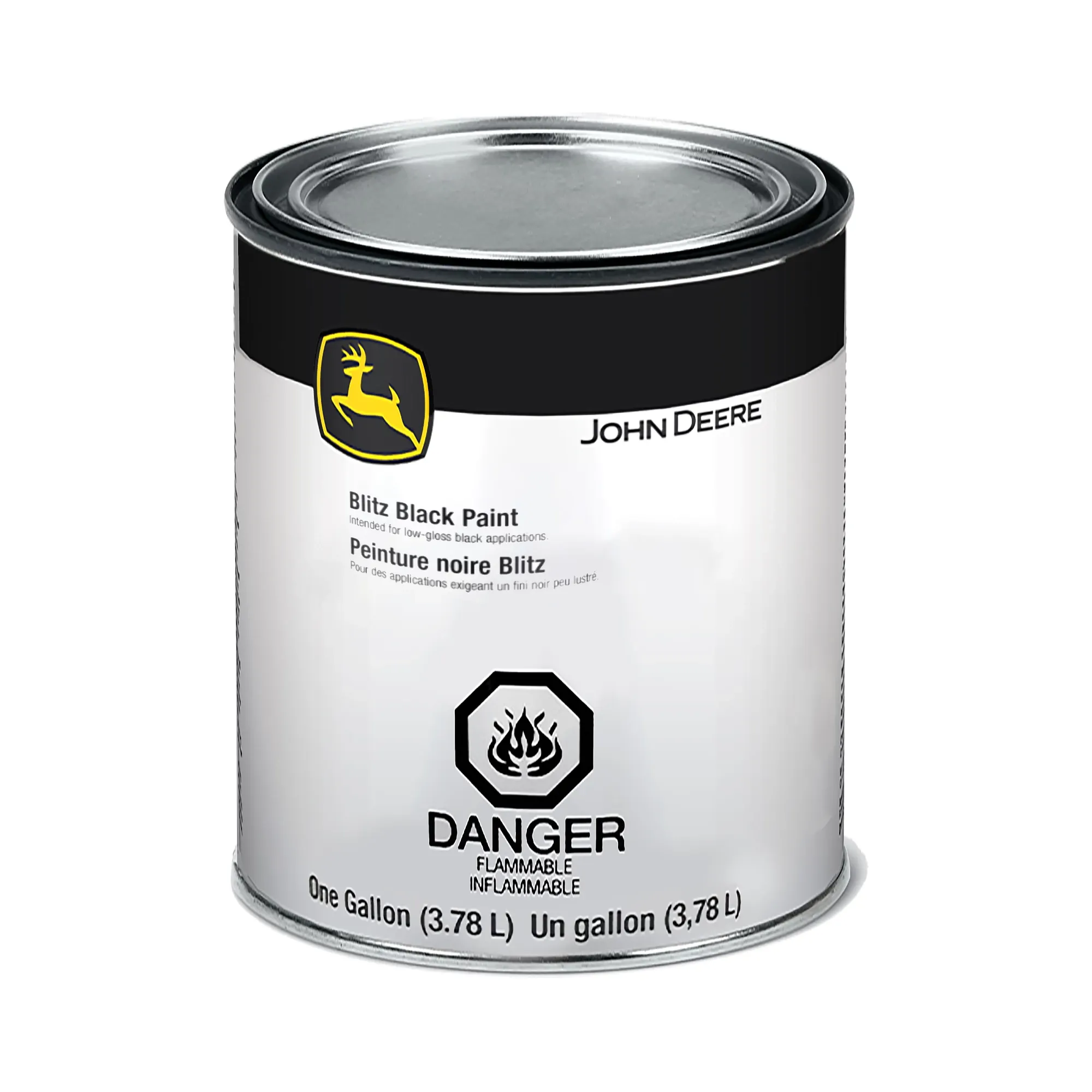 John Deere Blitz Black Paint, 3.78 Liter (1 Gallon) - TY25669