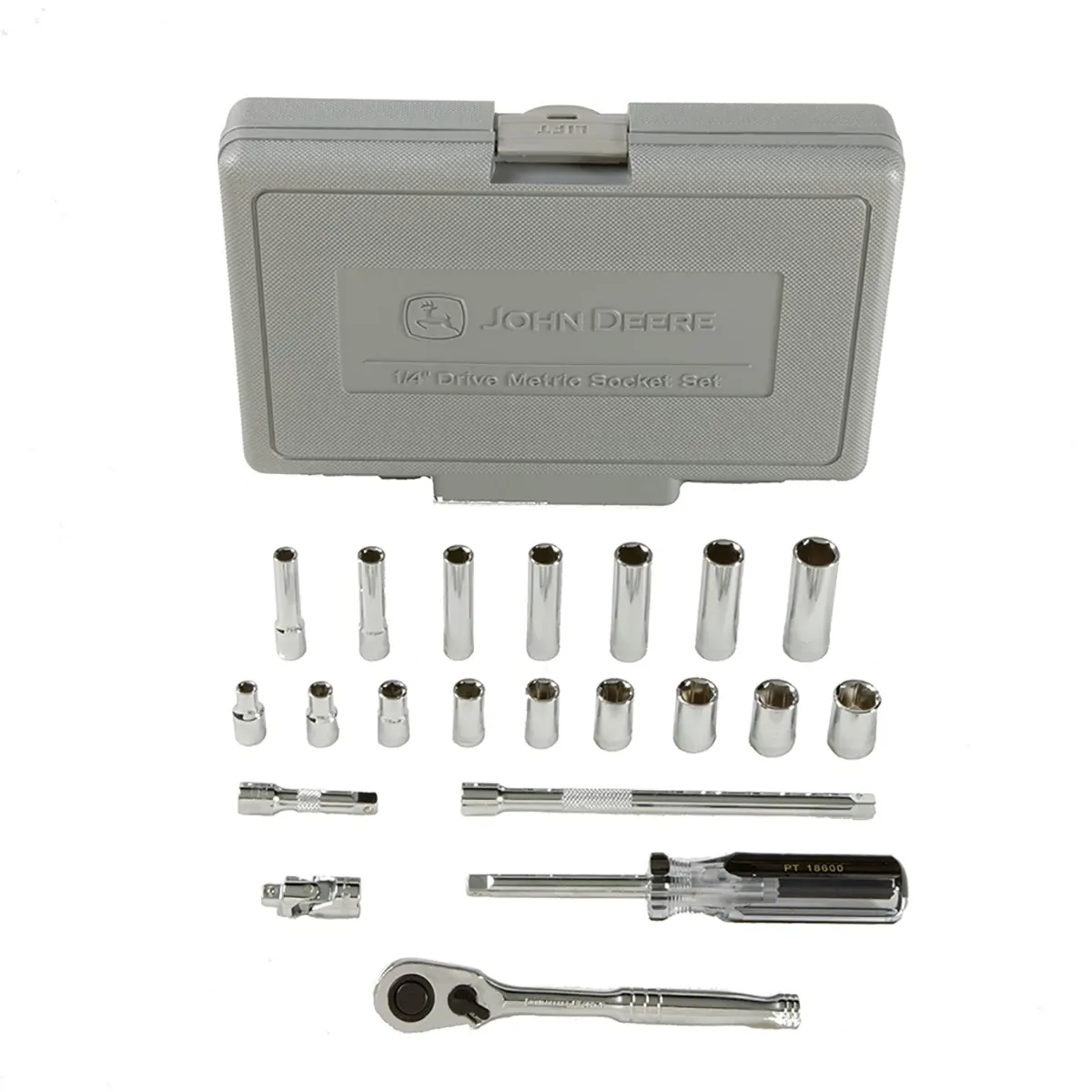 "21-pc Metric 1/4\" Socket Set"