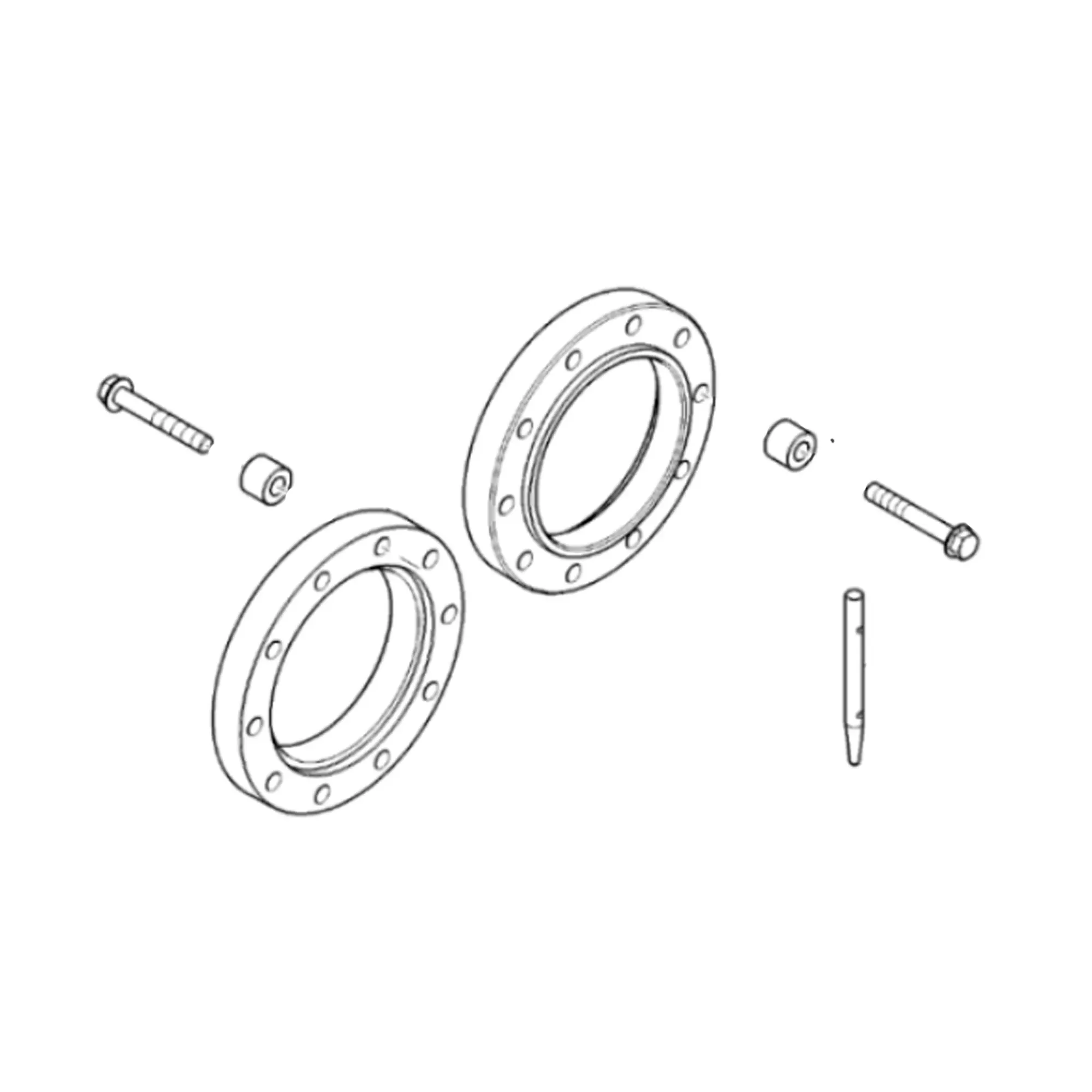 John Deere 50 mm Single Wheel Spacer Attachment - BXE10878