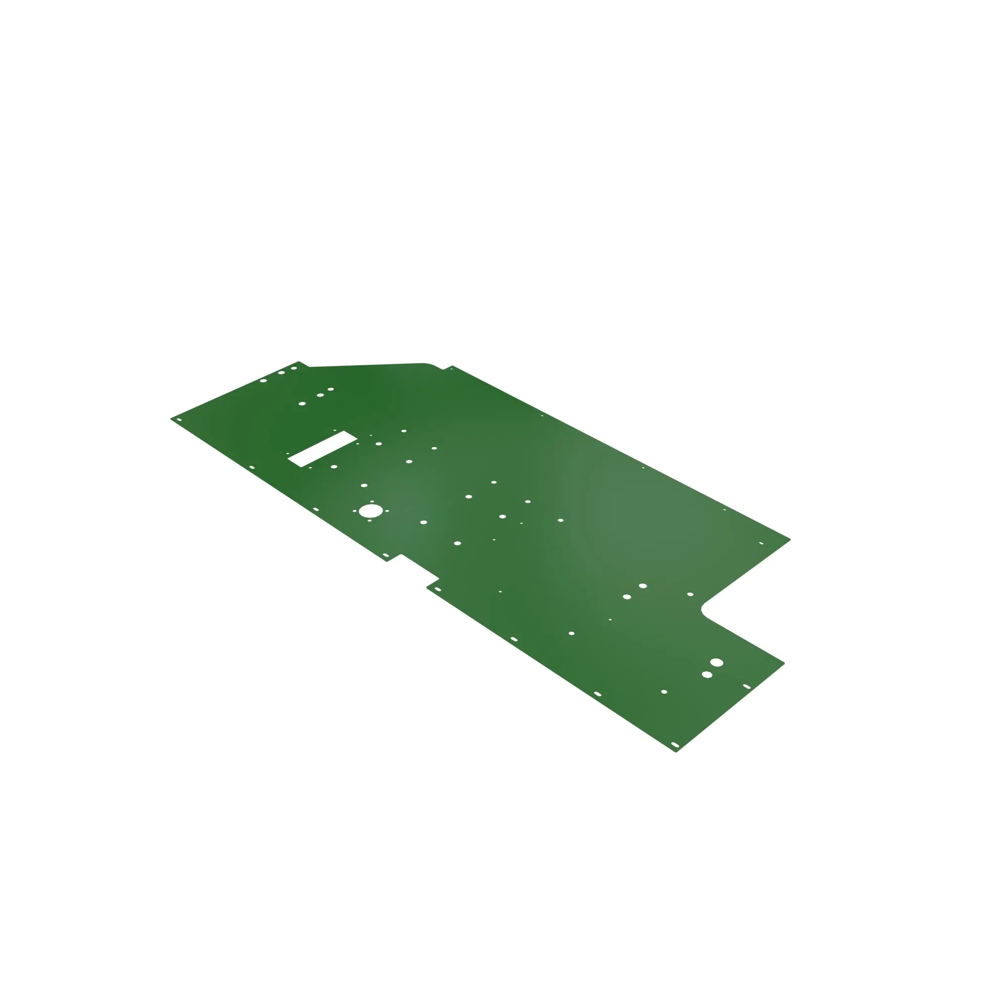 John Deere Left Side Main Frame Sheet - N382019
