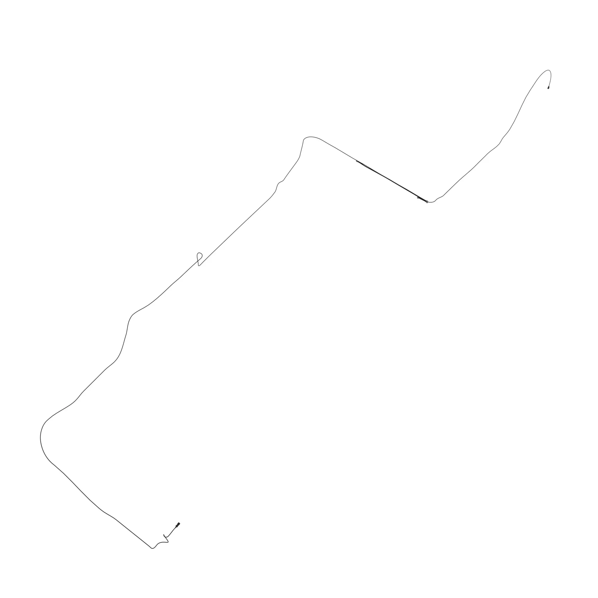 John Deere Ethernet Cable Wiring Harness - AXT19872