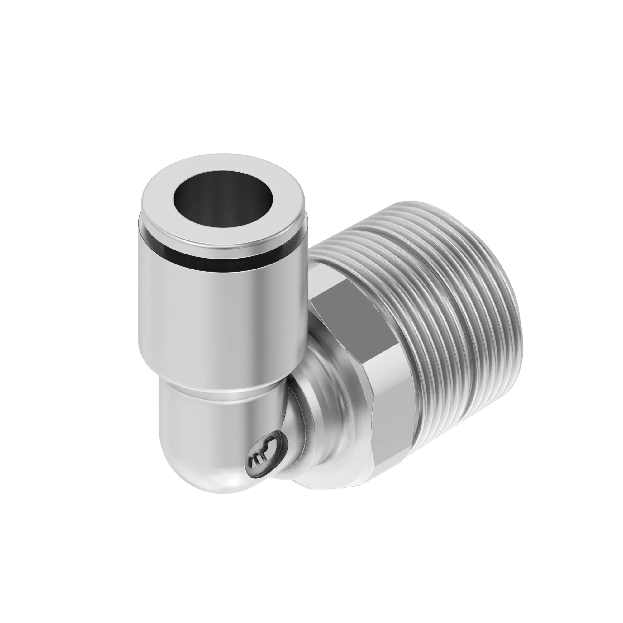FITTING-1/4NPT X1/4 TUBE,SW 90 QC