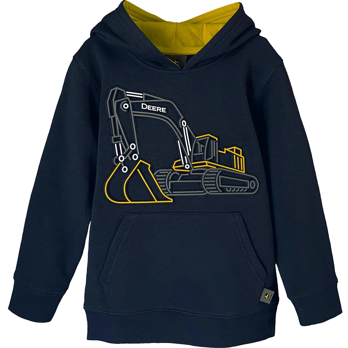 "3D Construction Zipper Hoodie - 3T"
