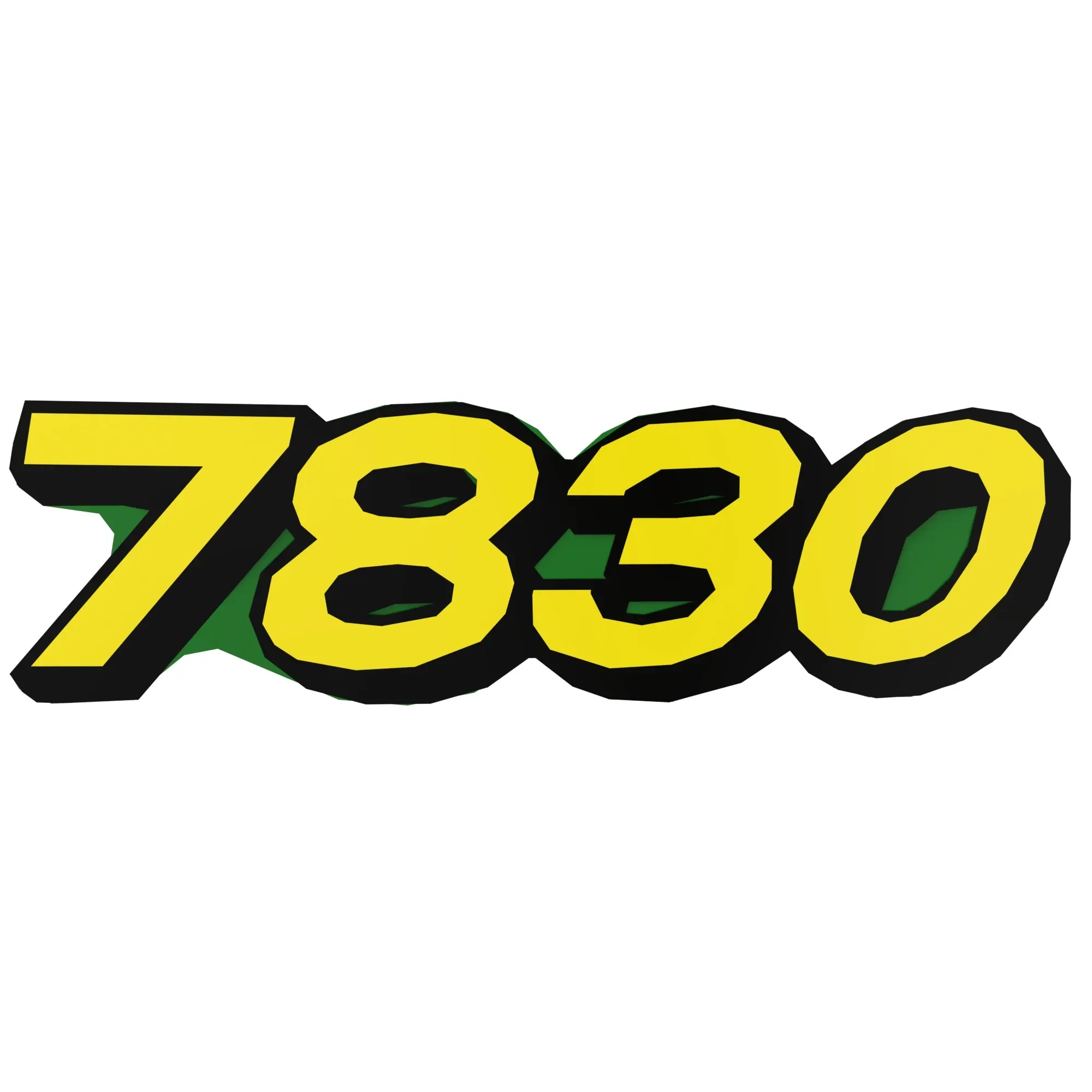 John Deere 7830 Label, Left Side - R262776