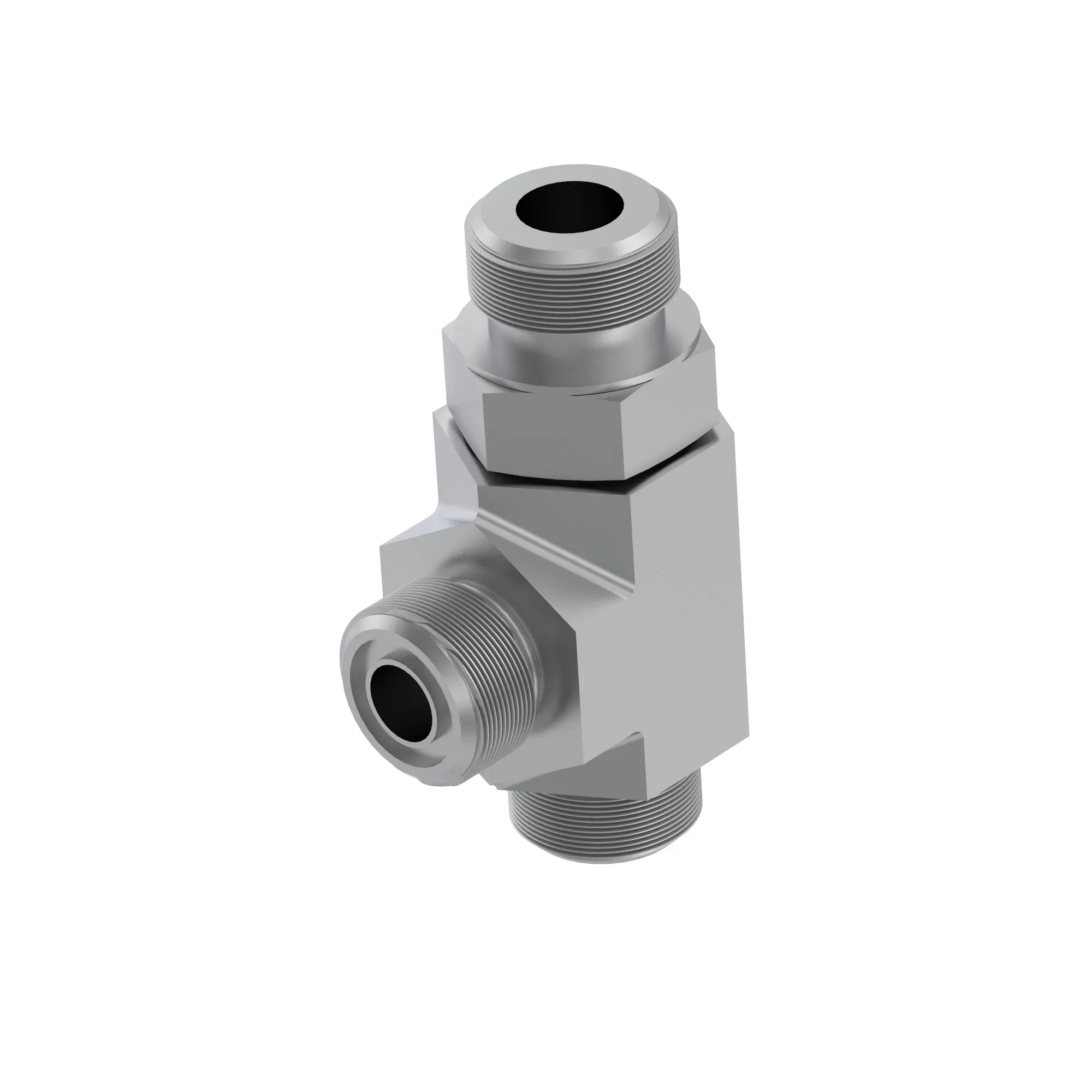 John Deere Swivel Branch Tee Fitting - 38H1039
