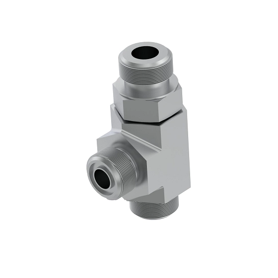 John Deere Swivel Branch Tee Fitting - 38H1039