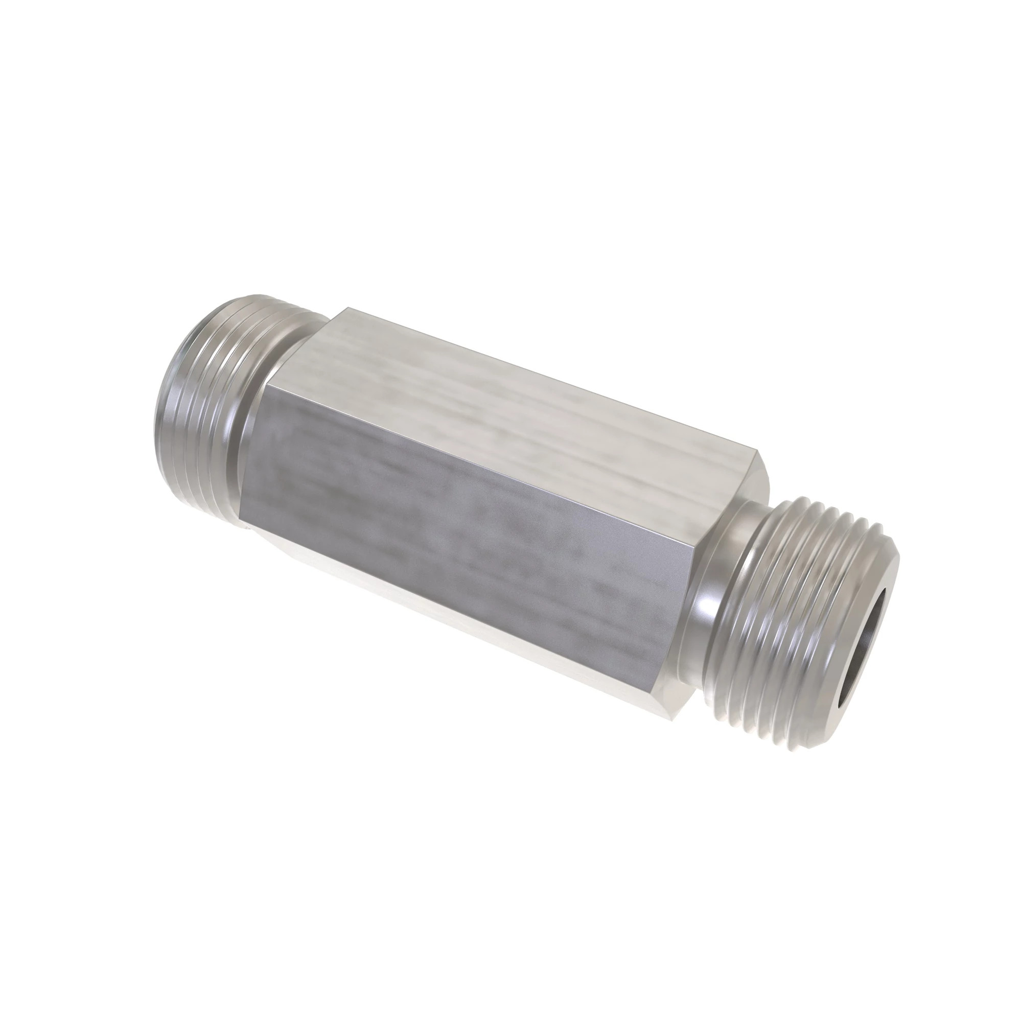 STUD STRGHT, LONG ORFS W/METRIC HEX
