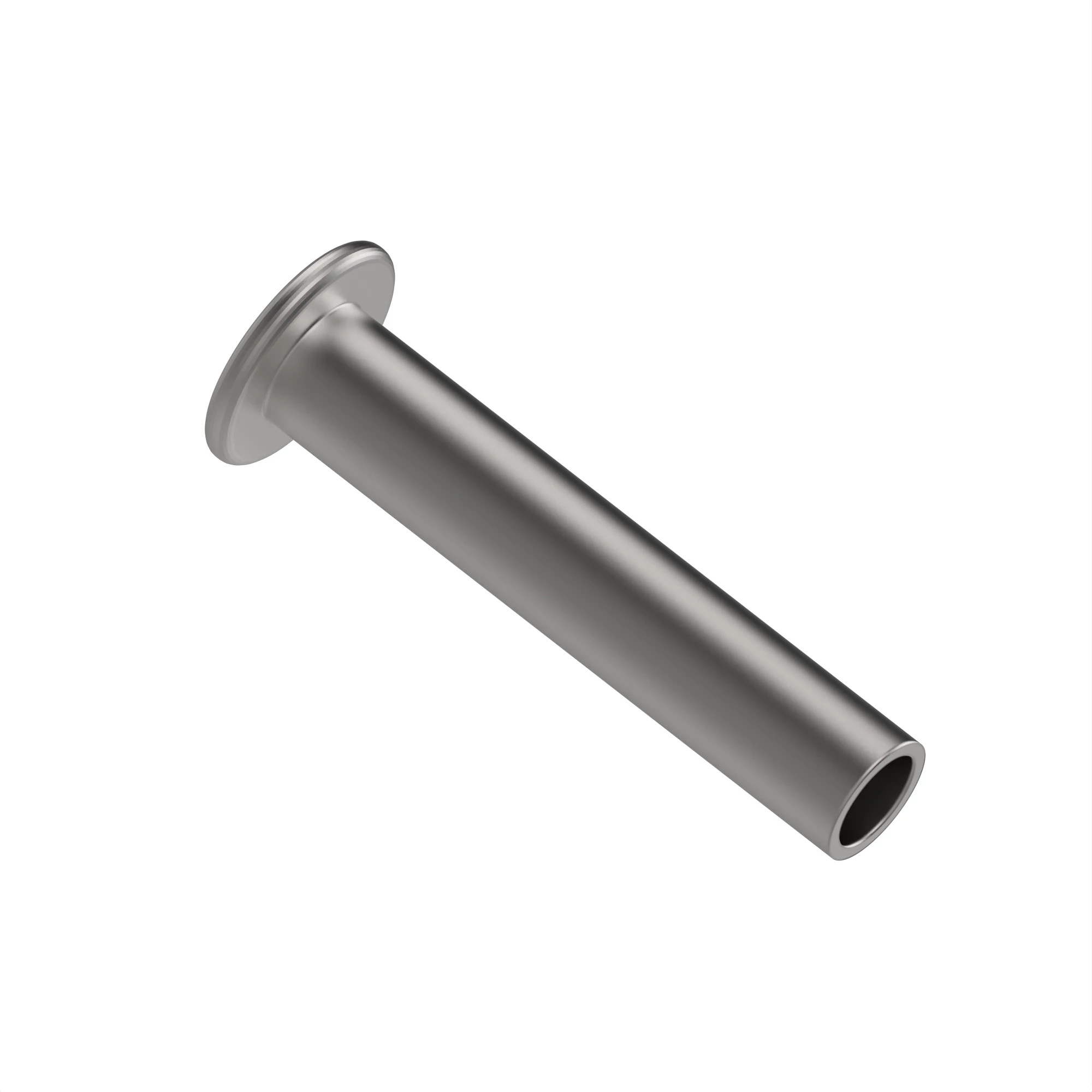 RIVET, SEMI TUBULAR, FLAT HEAD