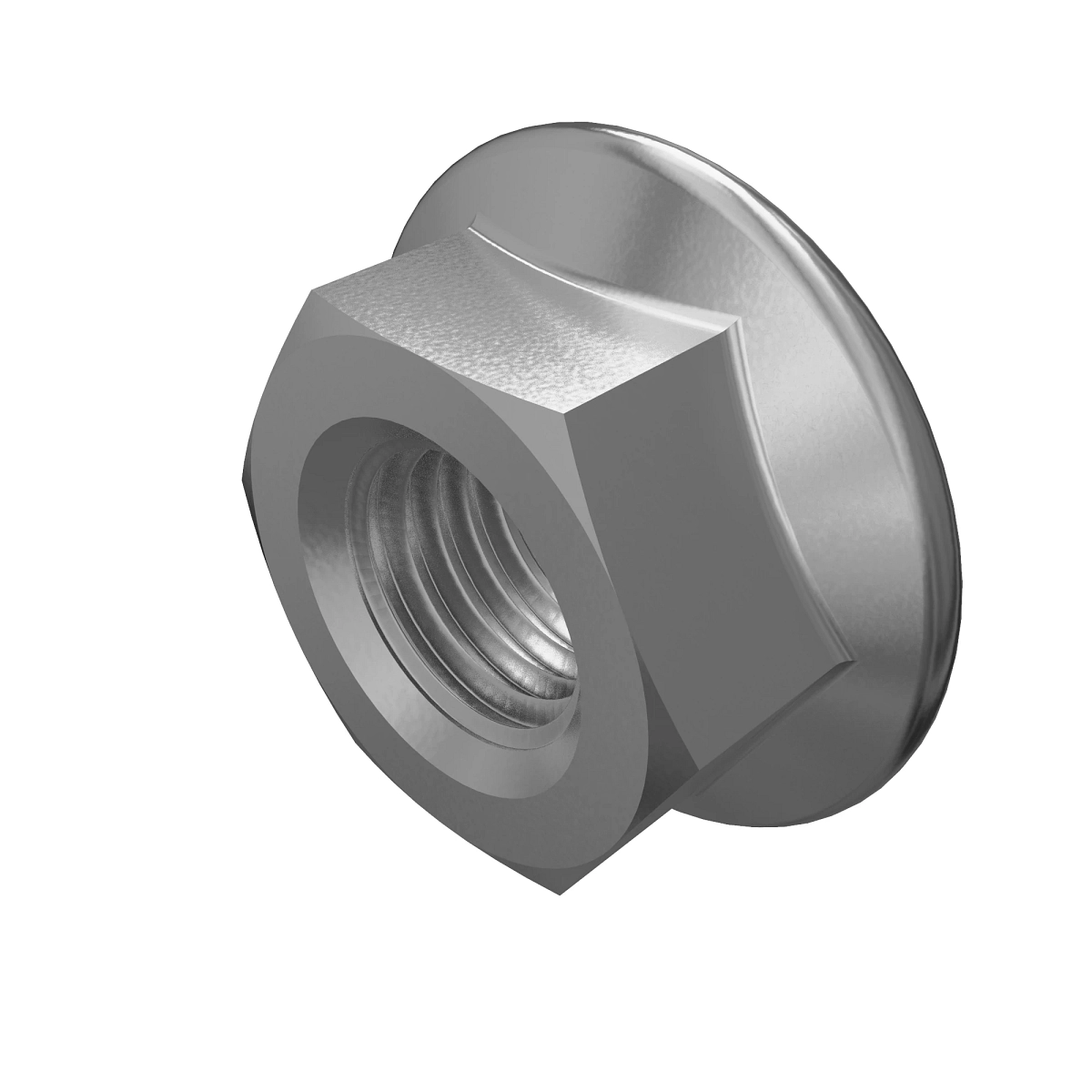 John Deere Hexagonal Lock Nut, M6 - E63524